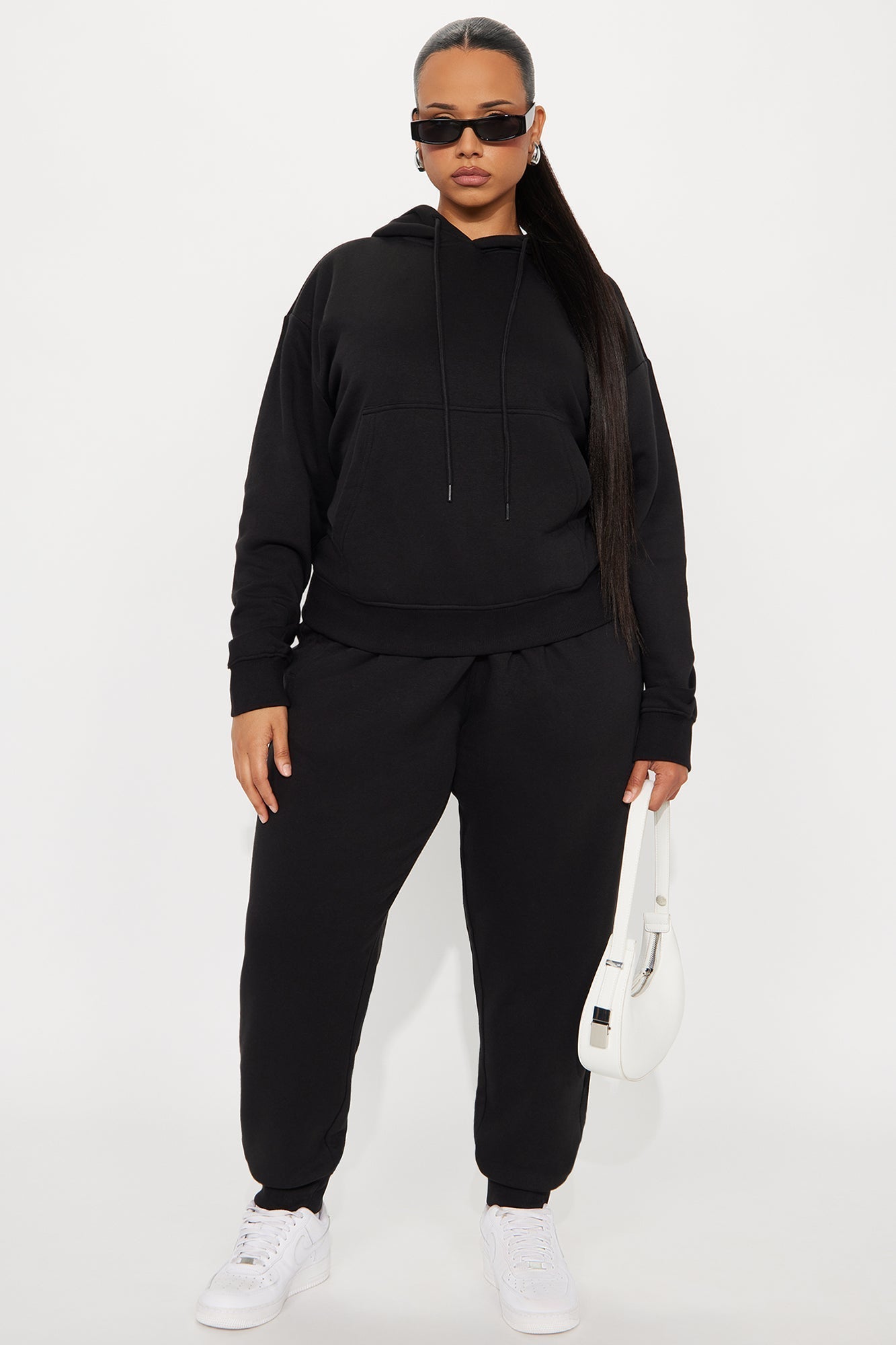 Stole My Ex Boyfriend's Oversized Jogger - Black