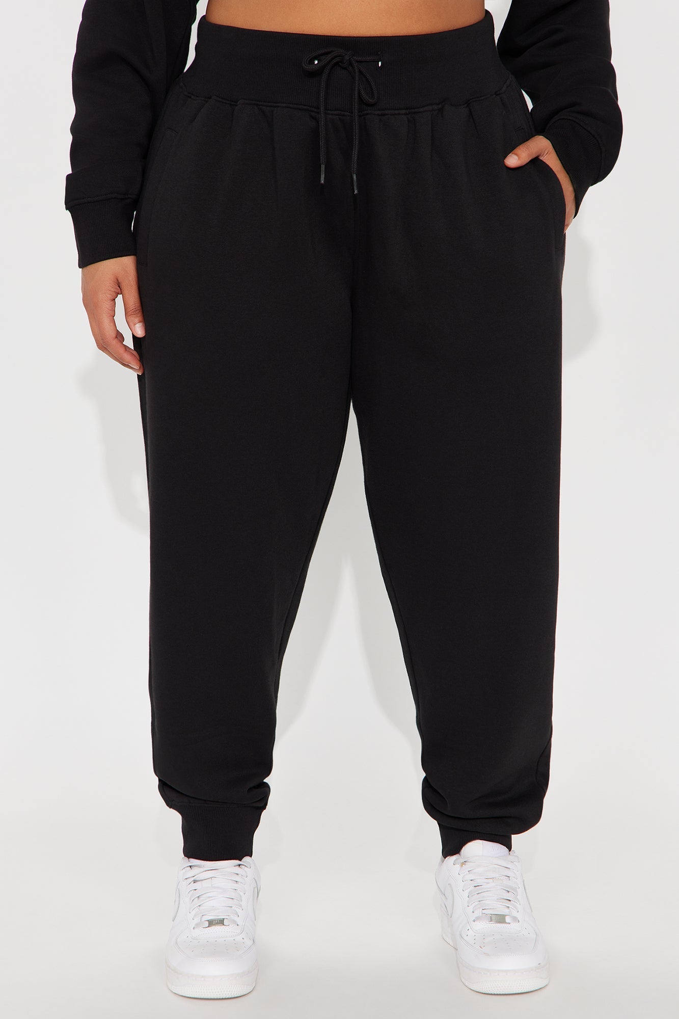 Stole My Ex Boyfriend's Oversized Jogger - Black