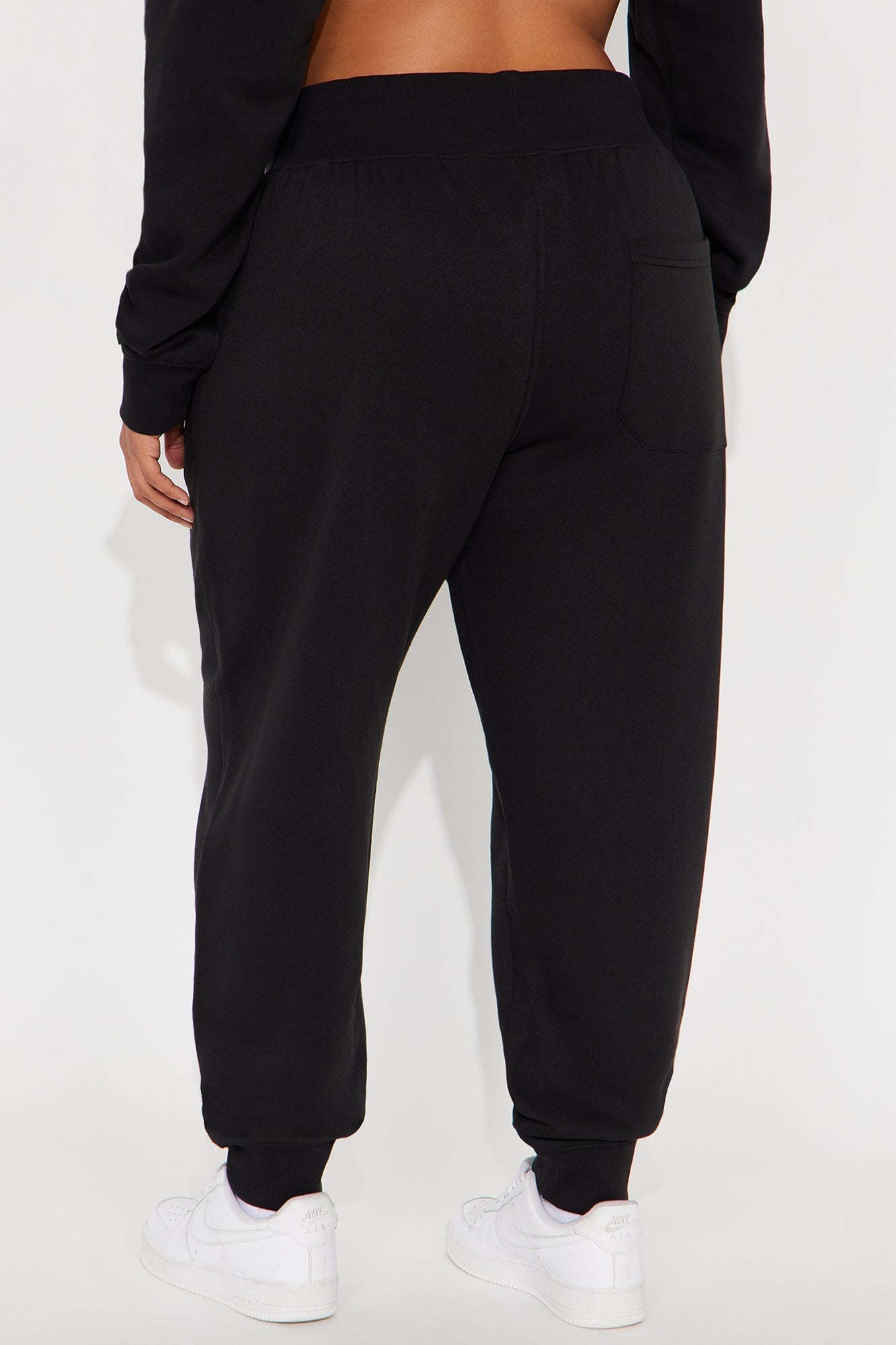 Stole My Ex Boyfriend's Oversized Jogger - Black