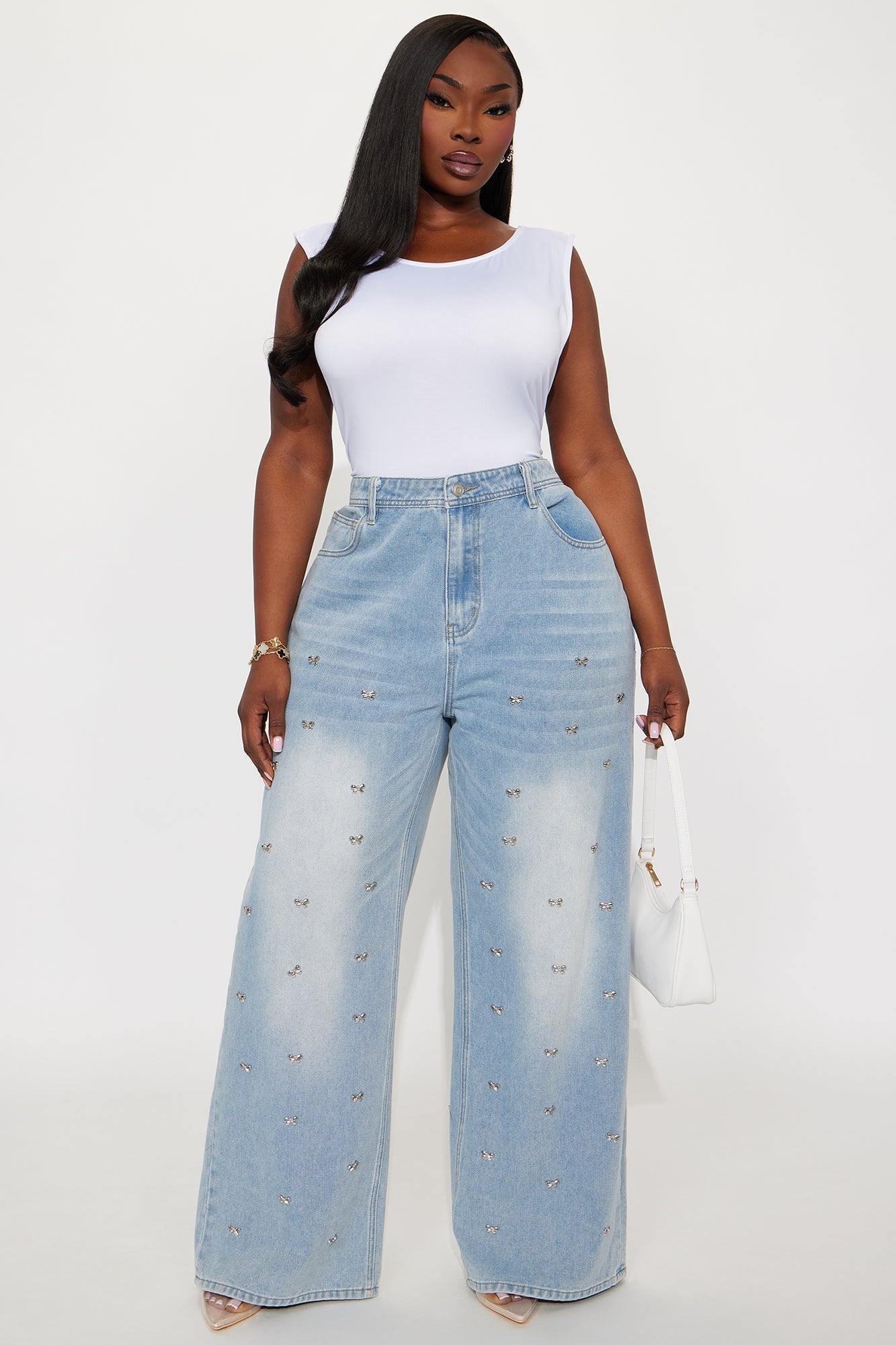 Teagan Cowl Neck Top - White