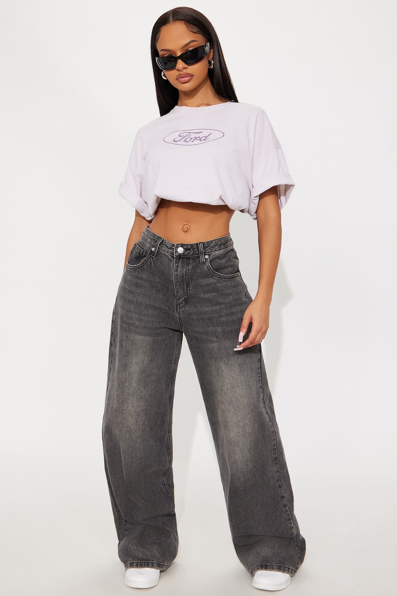 Ford Logo Washed Bronco Tee - Sand