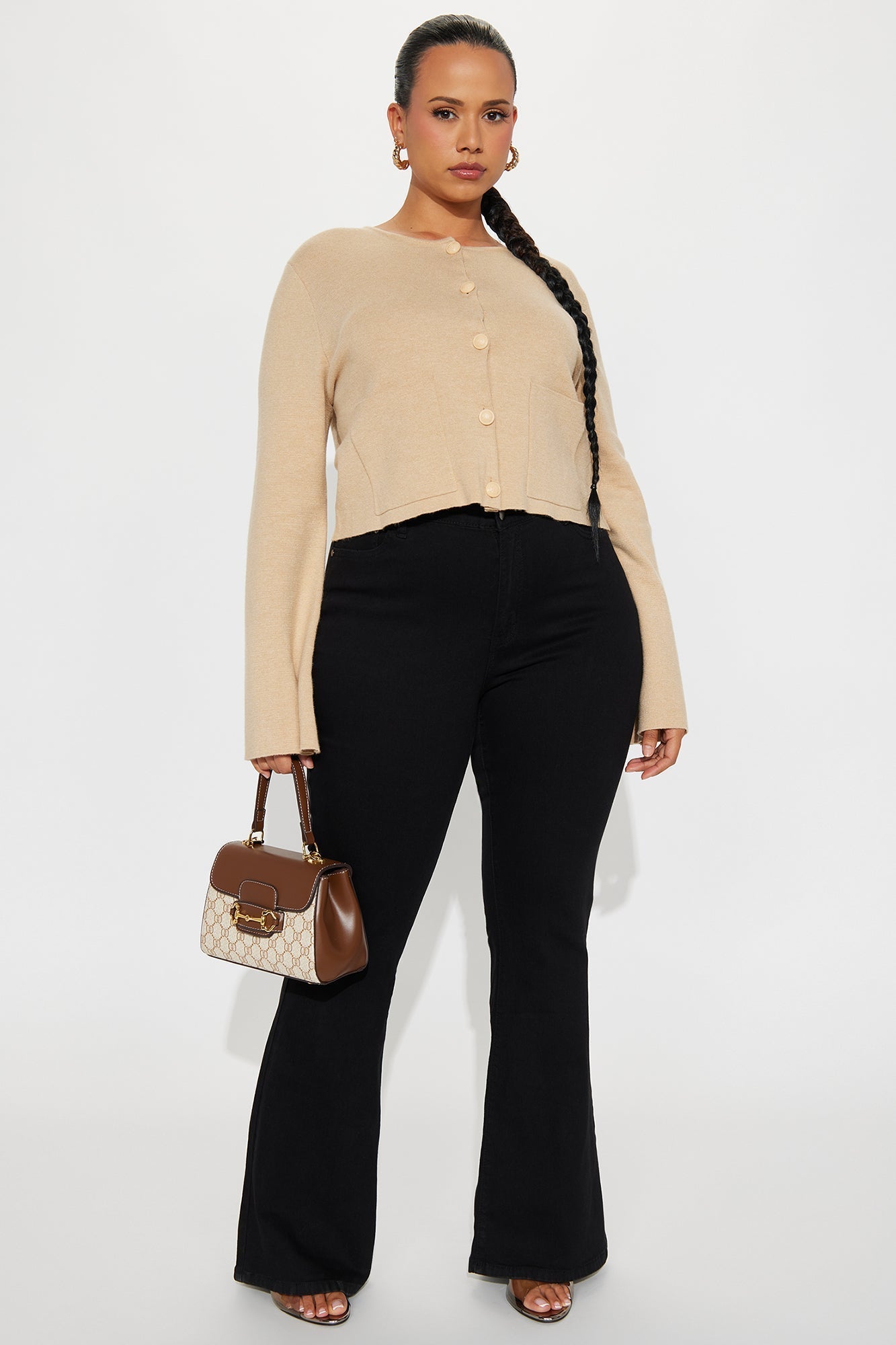 Sweet Talk Cardigan - Taupe