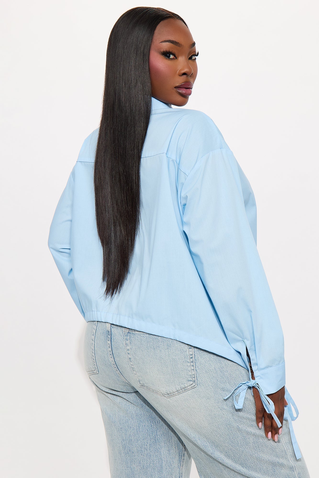 Perfect Illusion Poplin Shirt - Blue