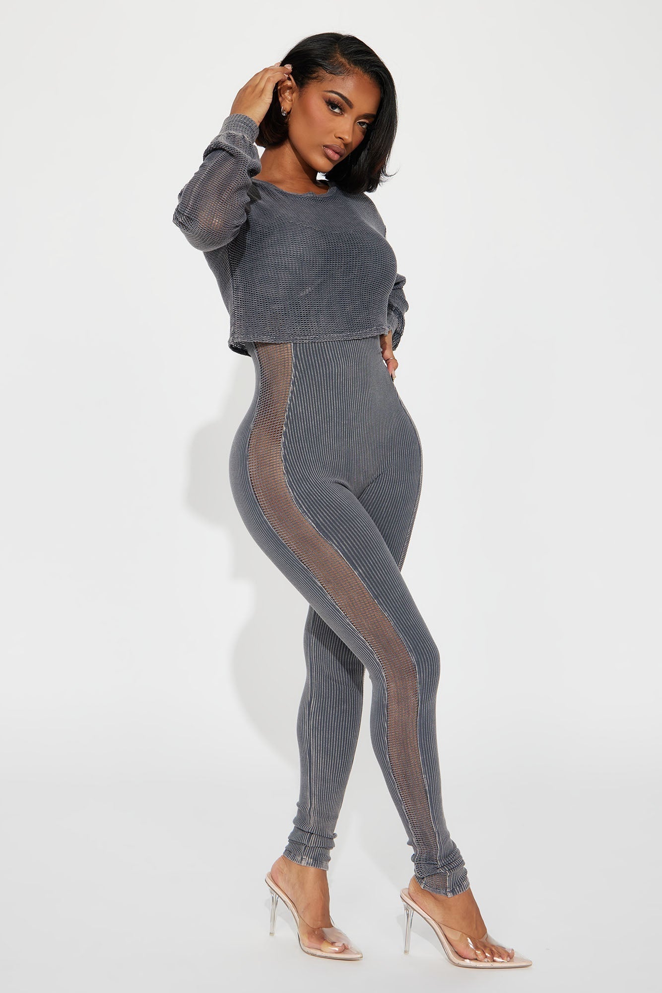 Lounge About Jumpsuit - Charcoal