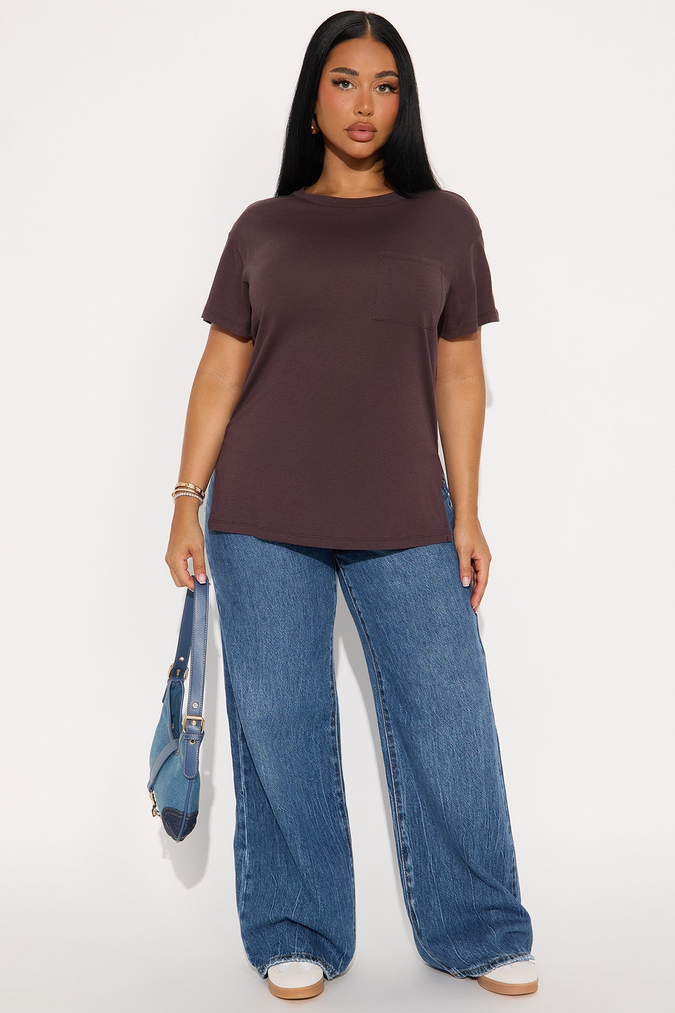 Laid Back Chillin' Pocket Tee - Chocolate