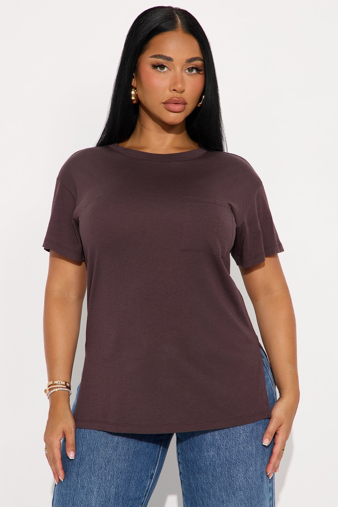Laid Back Chillin' Pocket Tee - Chocolate