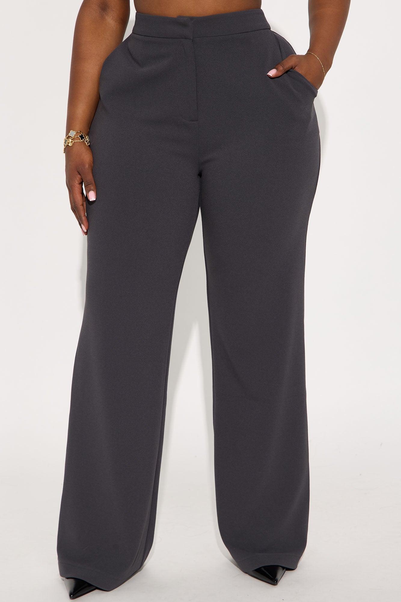 Core Competency Straight Leg Trouser - Charcoal
