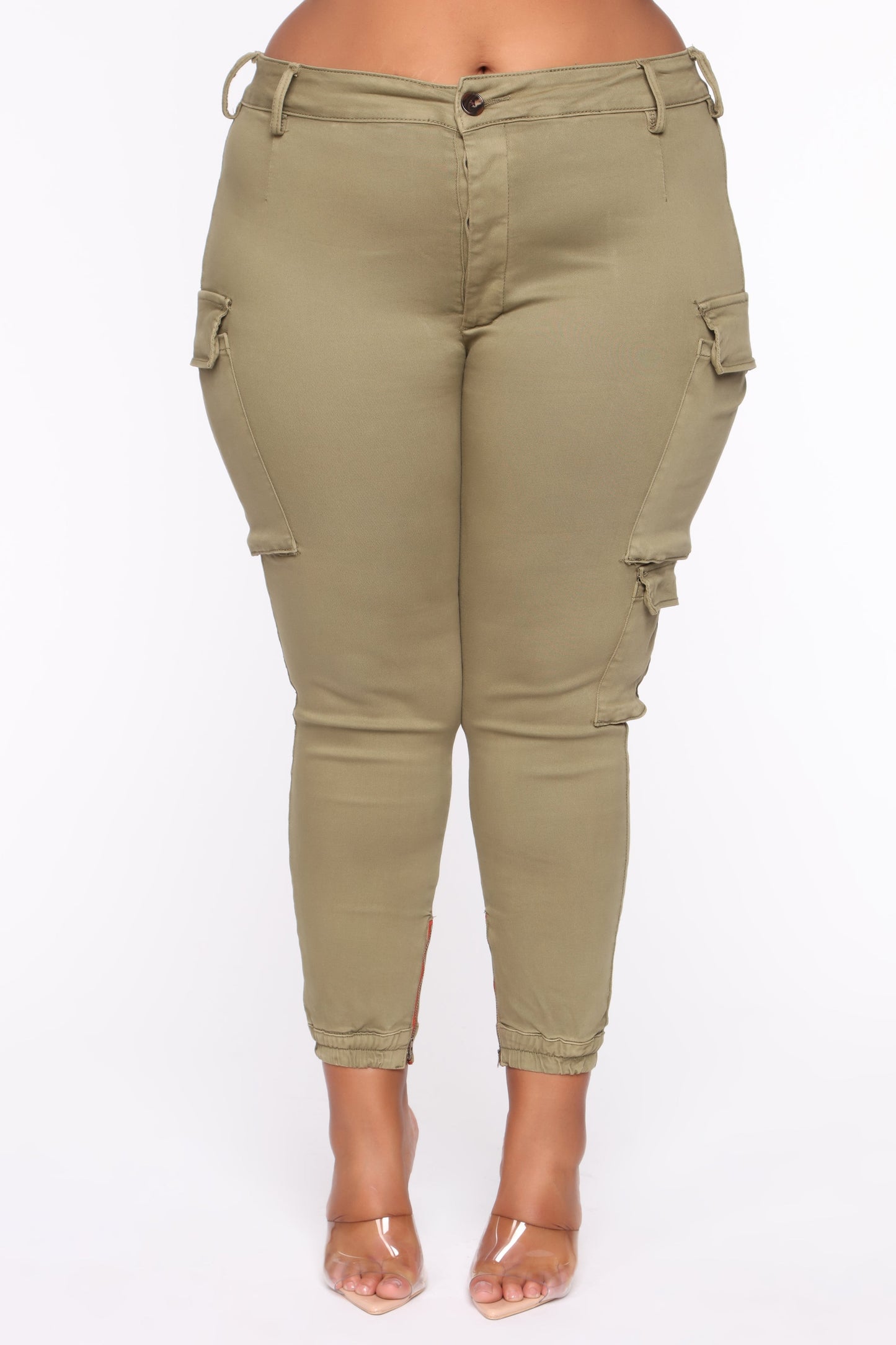 Kalley Cargo Pants - Olive