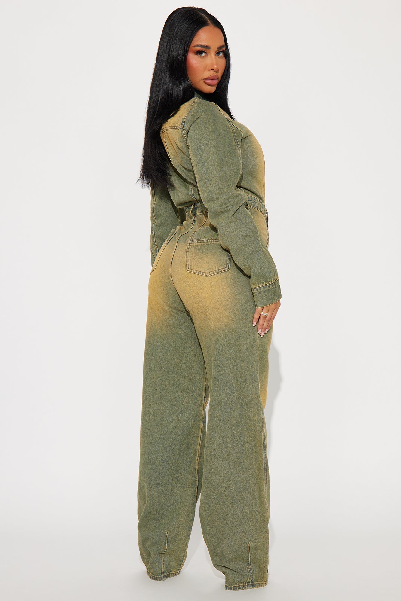 Treat You Well Denim Jumpsuit - Vintage Wash