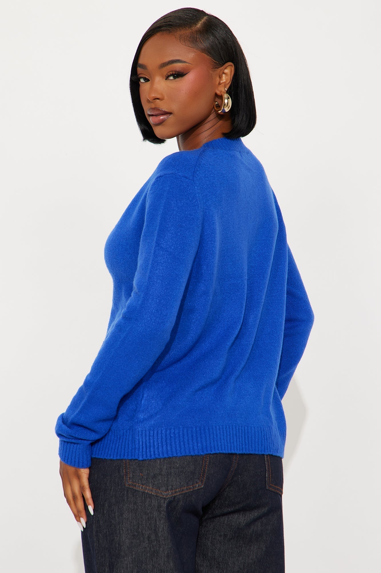Comfort Club Cardigan - CobaltBlue