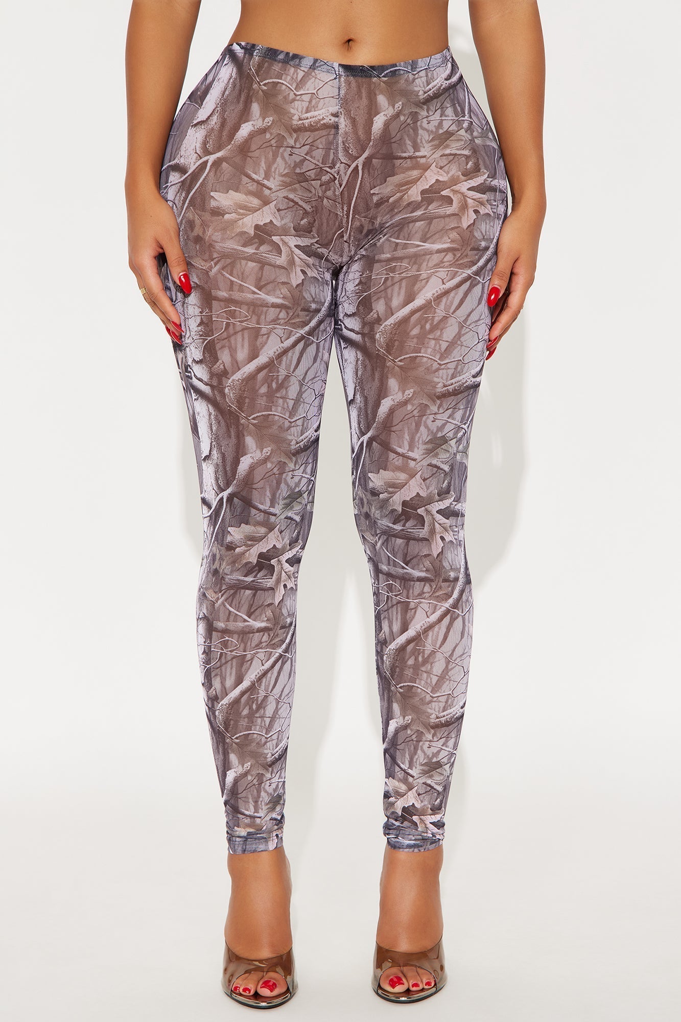 Hidden Motives Camo Mesh Legging - Camouflage