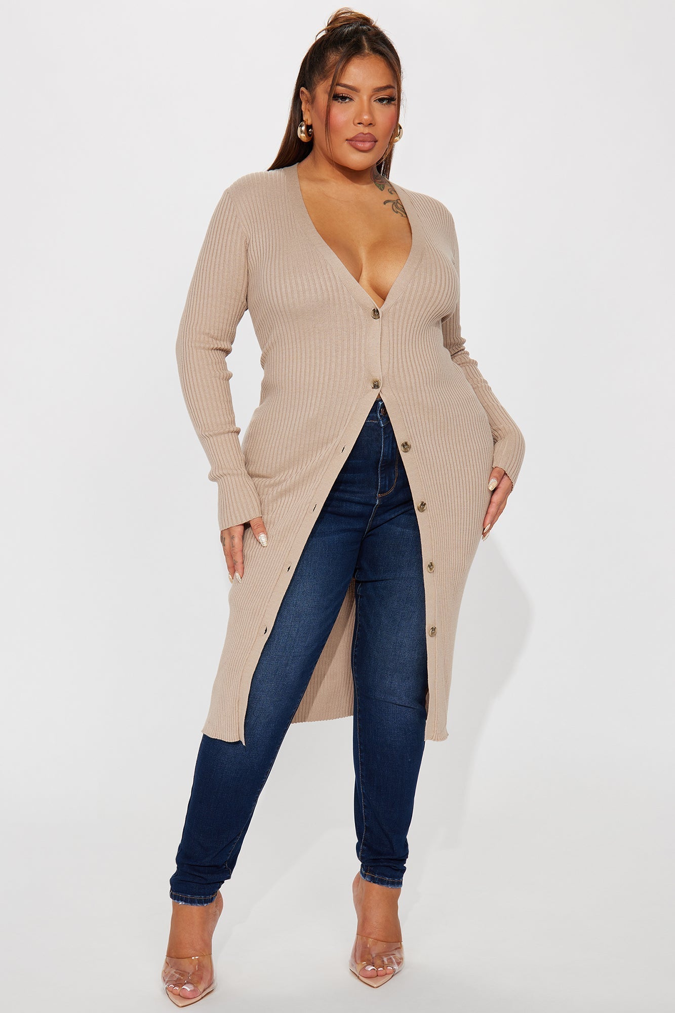 Rissa Cardigan Sweater - Oatmeal
