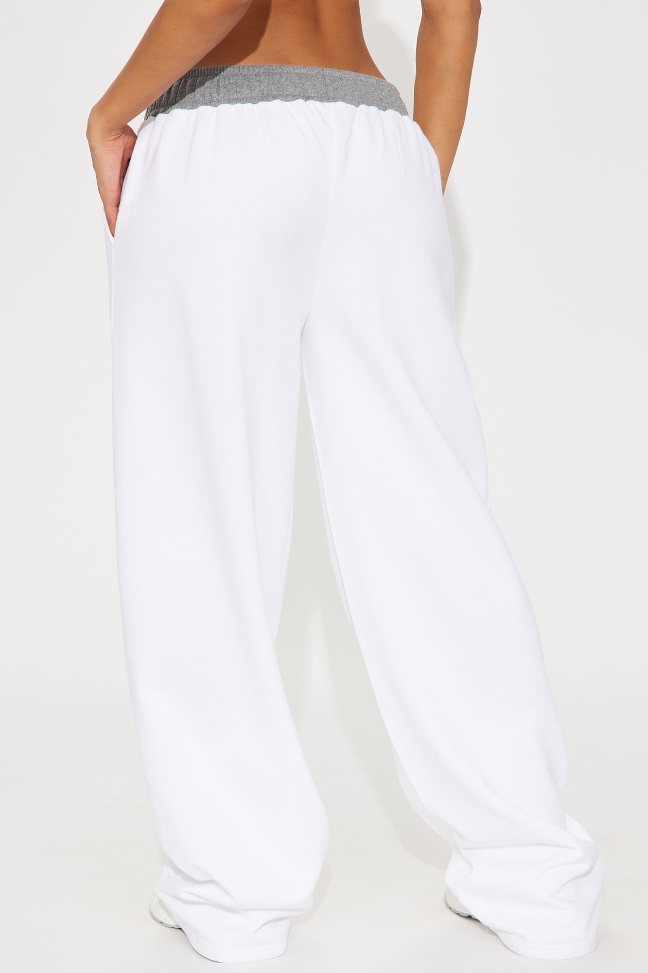 Ryder Fleece Lounge Pant - White