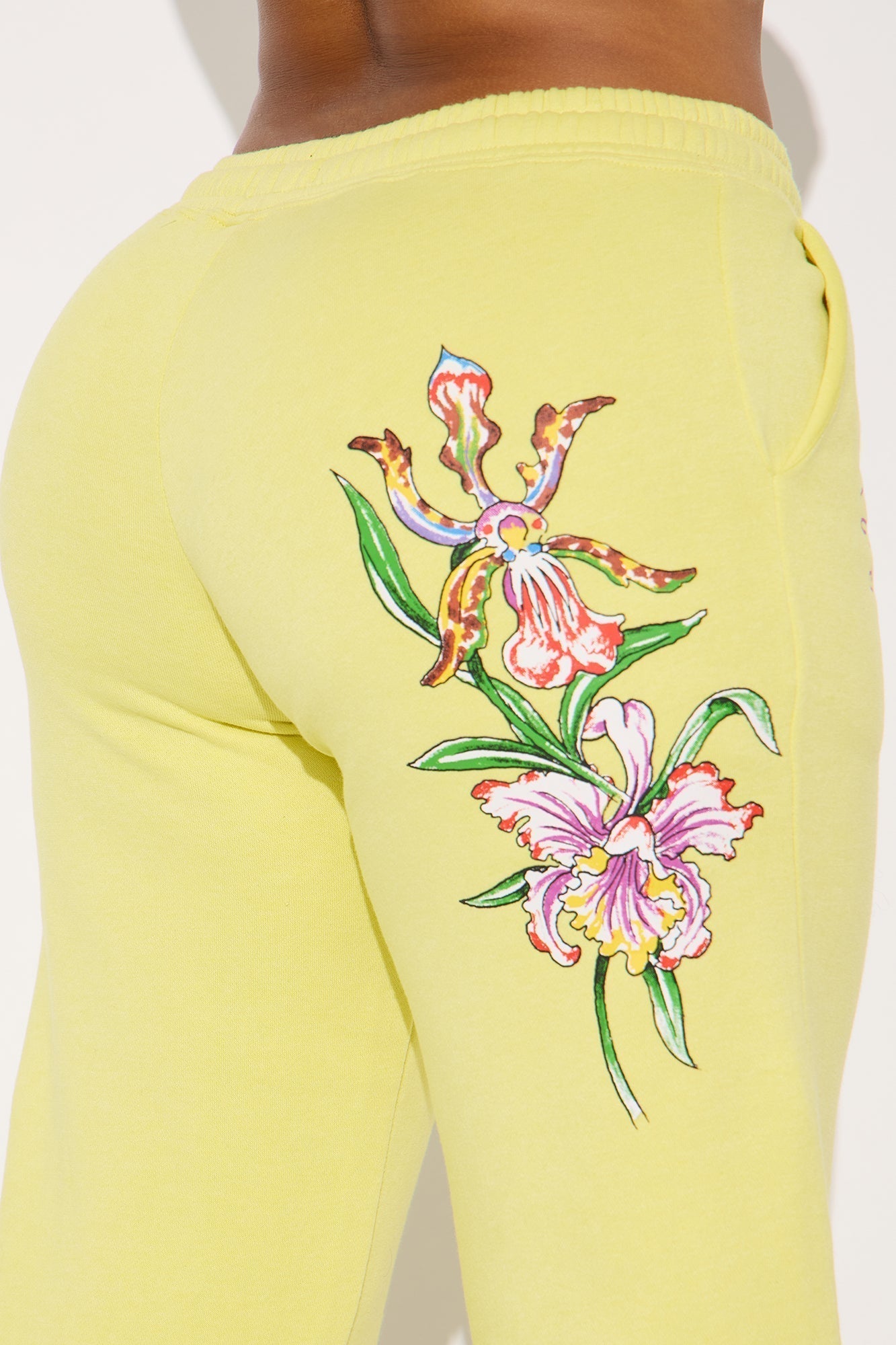 Ed Hardy Phoenix Wide Leg Pant - Yellow