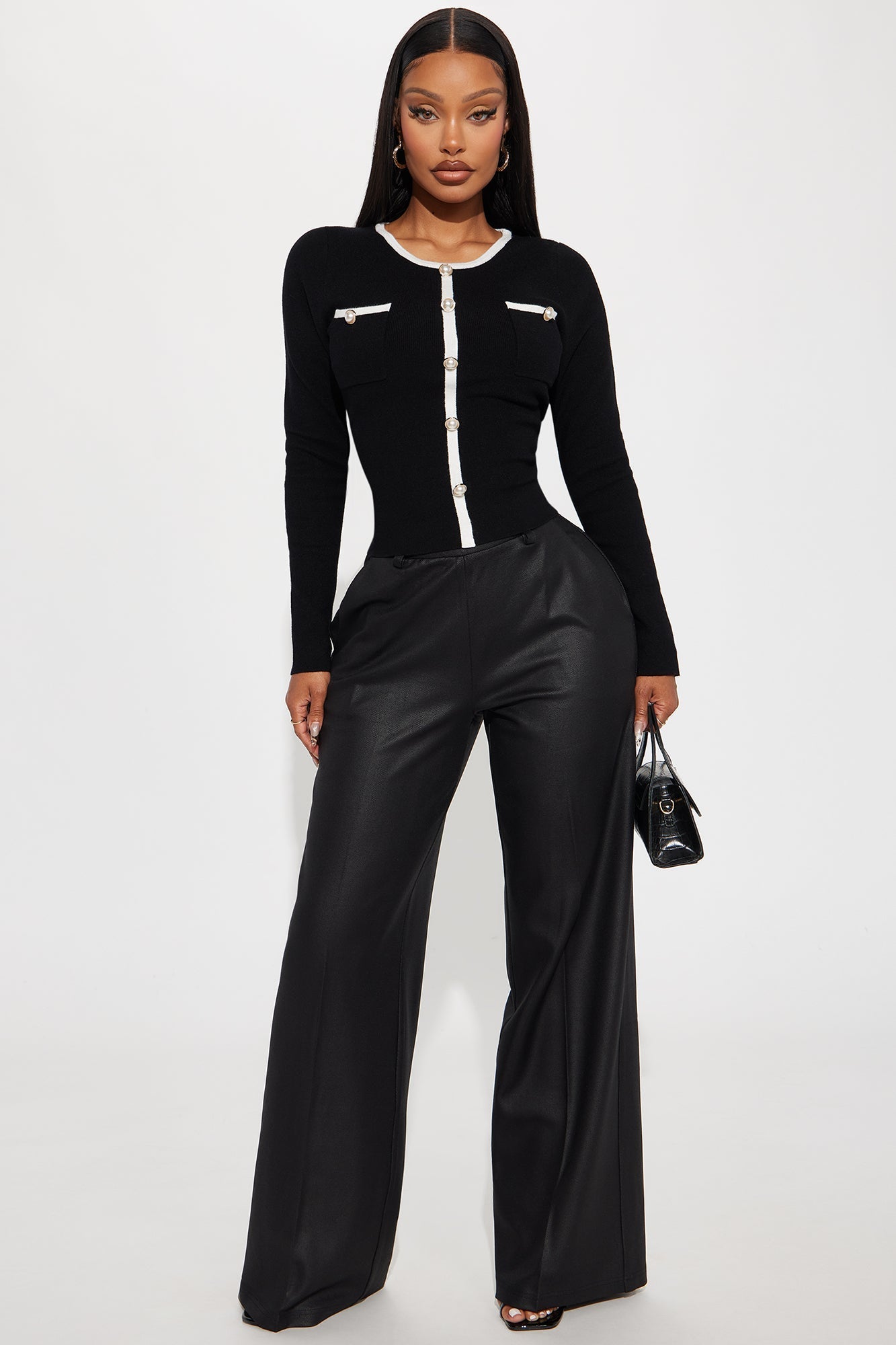 Eloise Sweater - Black/White