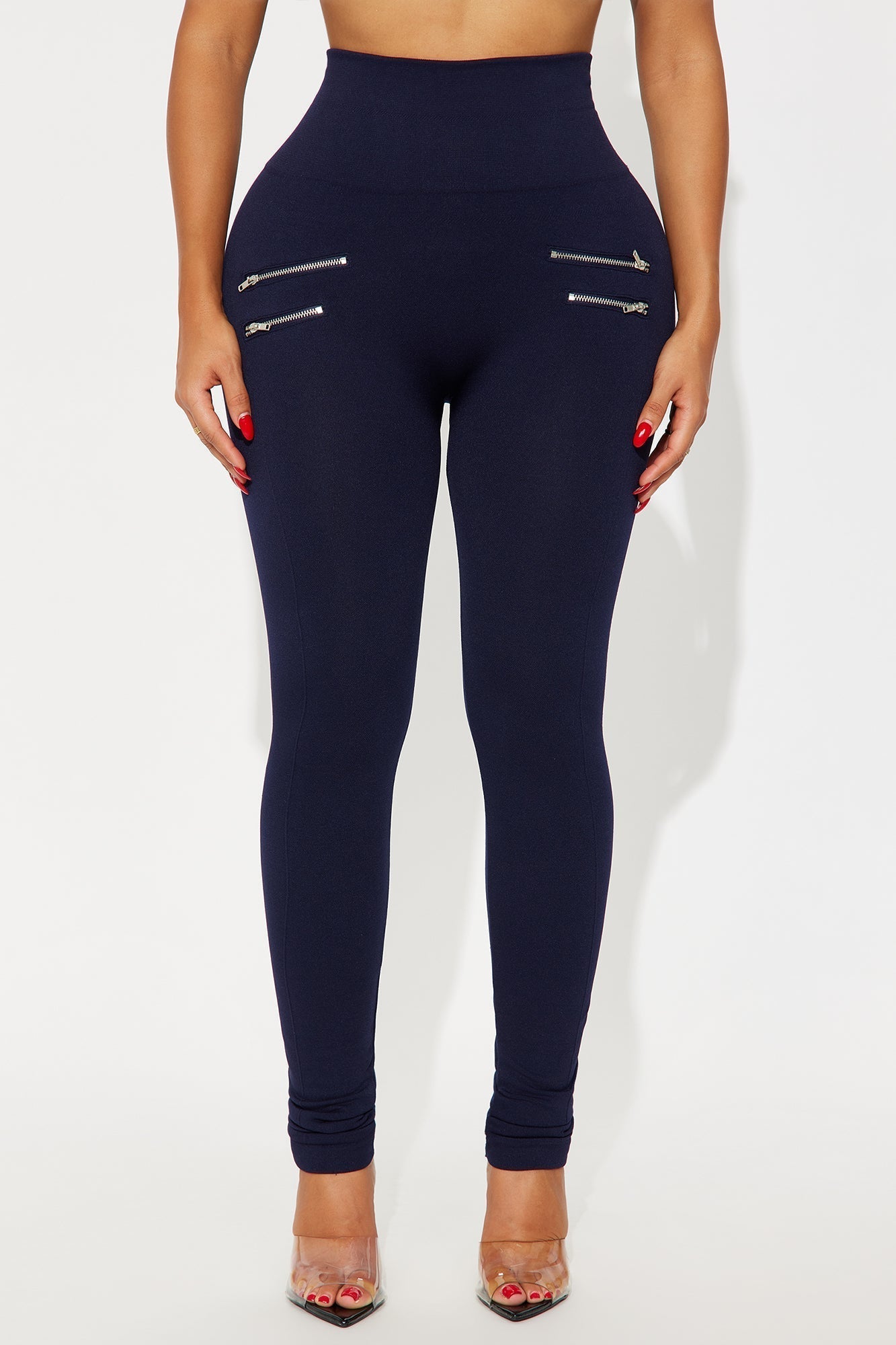 Kiss And Make Up Seamless Leggings - Navy