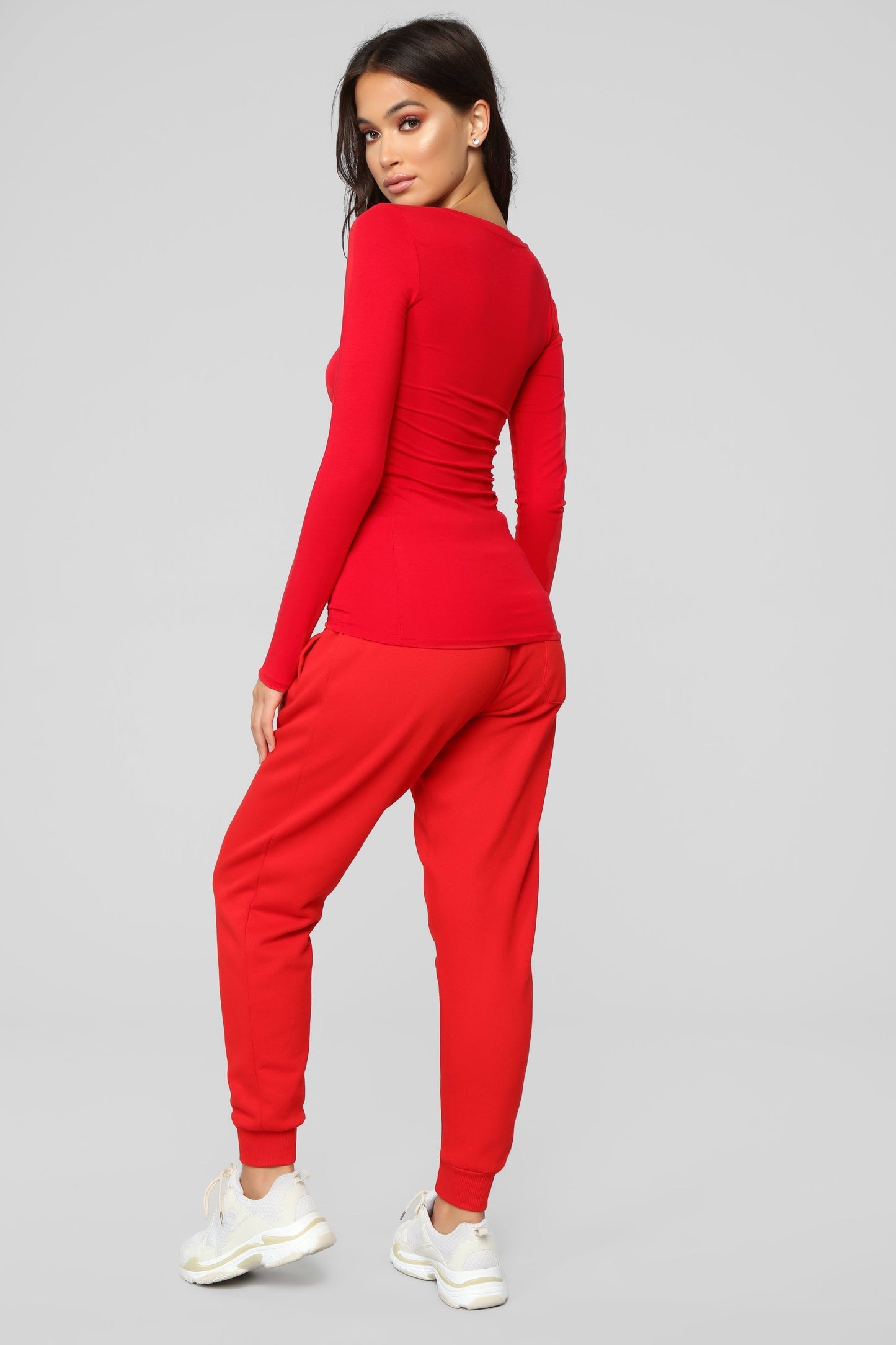 Your Everyday Long Sleeve Tee - Red