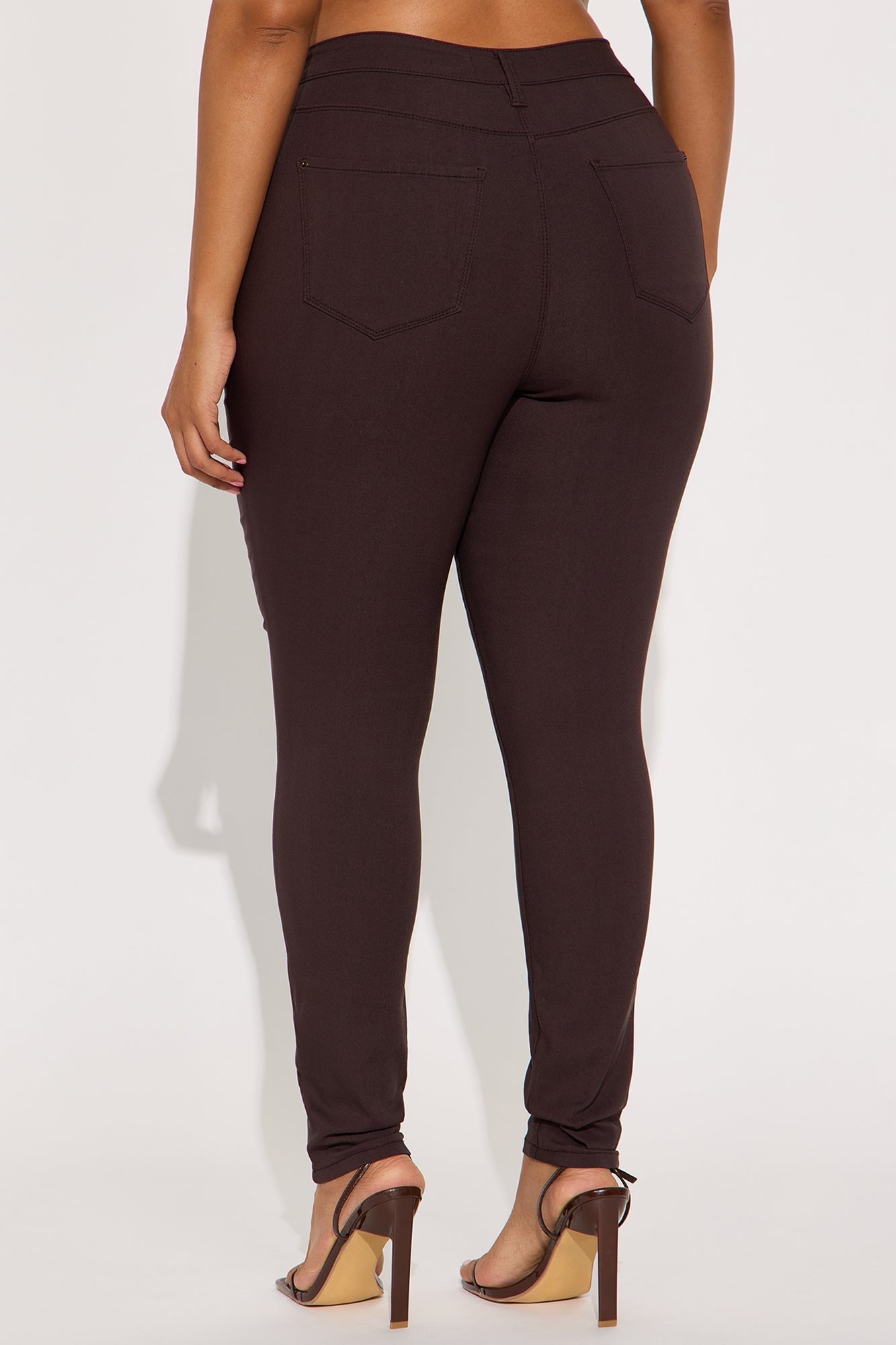 Hyperstretch Skinny Pants - Chocolate
