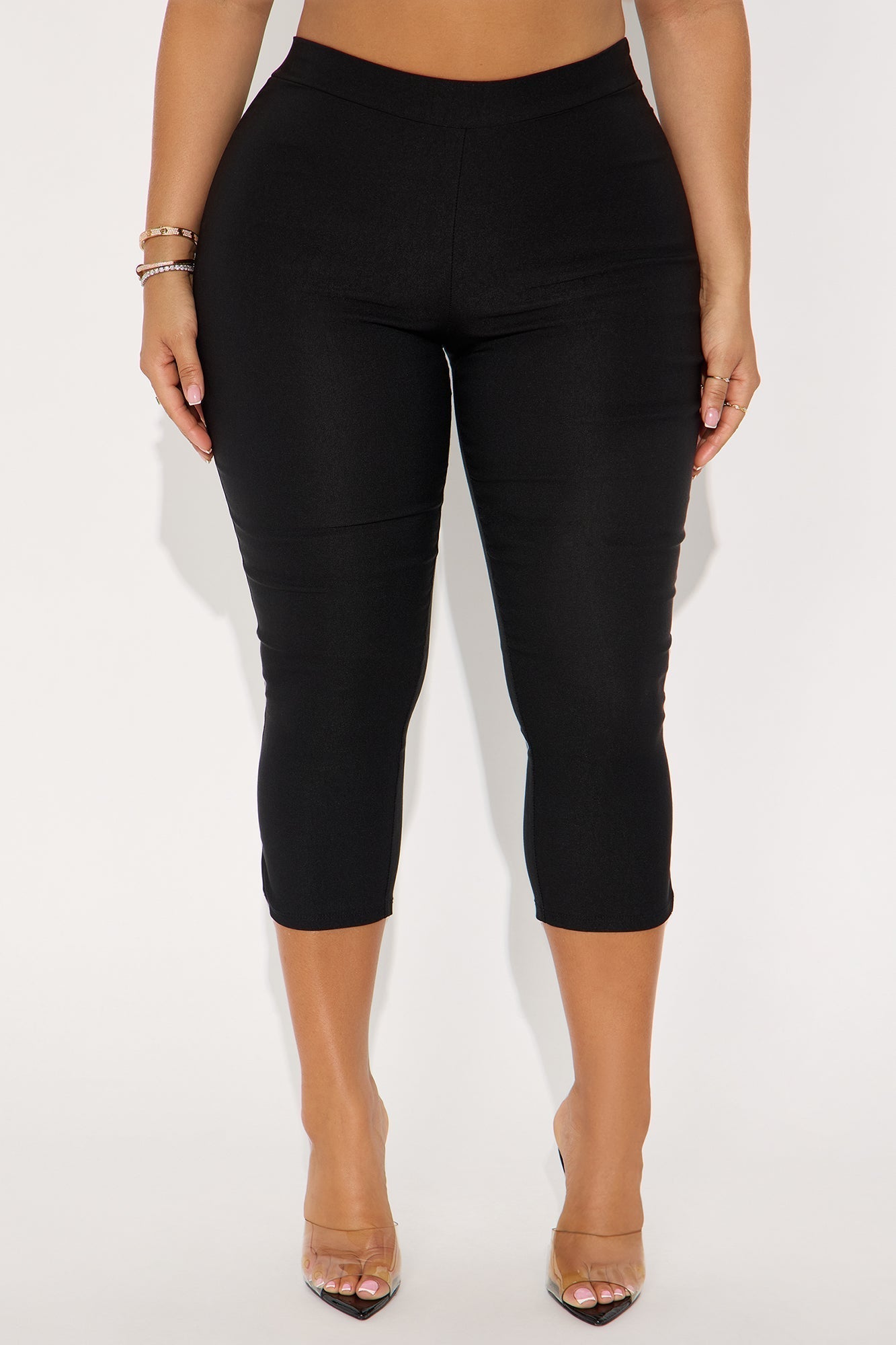 Natalia Millennium Capri Skinny Pant 20″ - Black