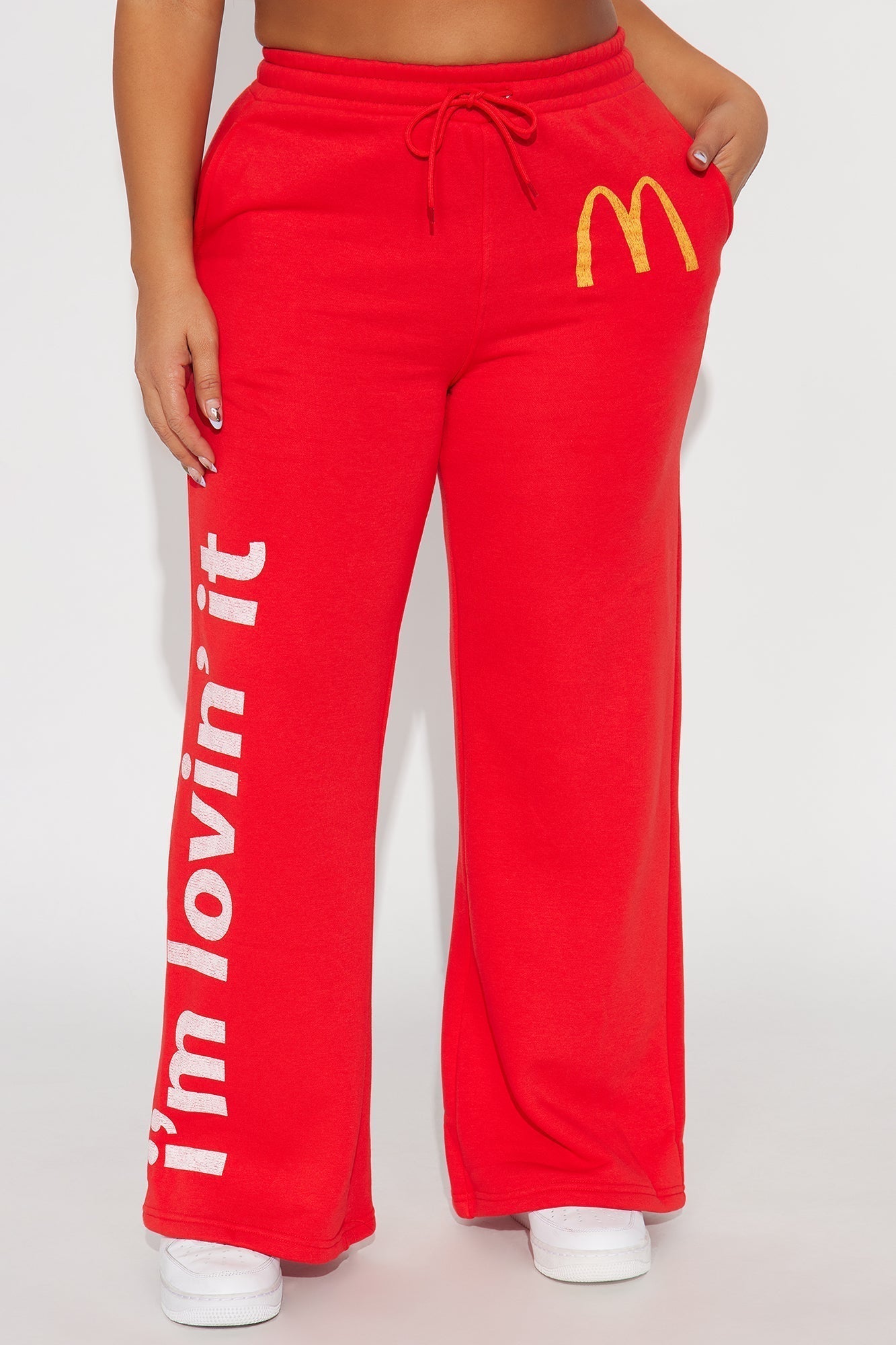 McDonald's I'm Lovin' It Wide Leg Pant - Red