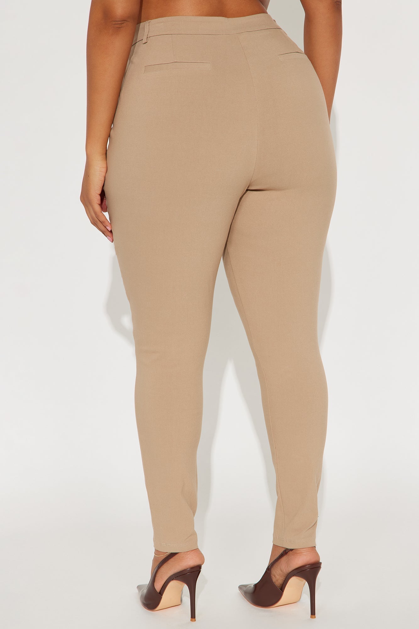 Raise The Bar Skinny Trouser - Khaki