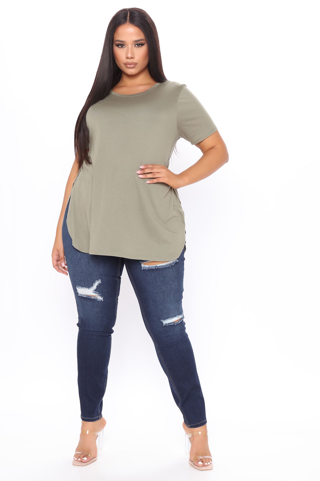 Laid Back Tee - Olive