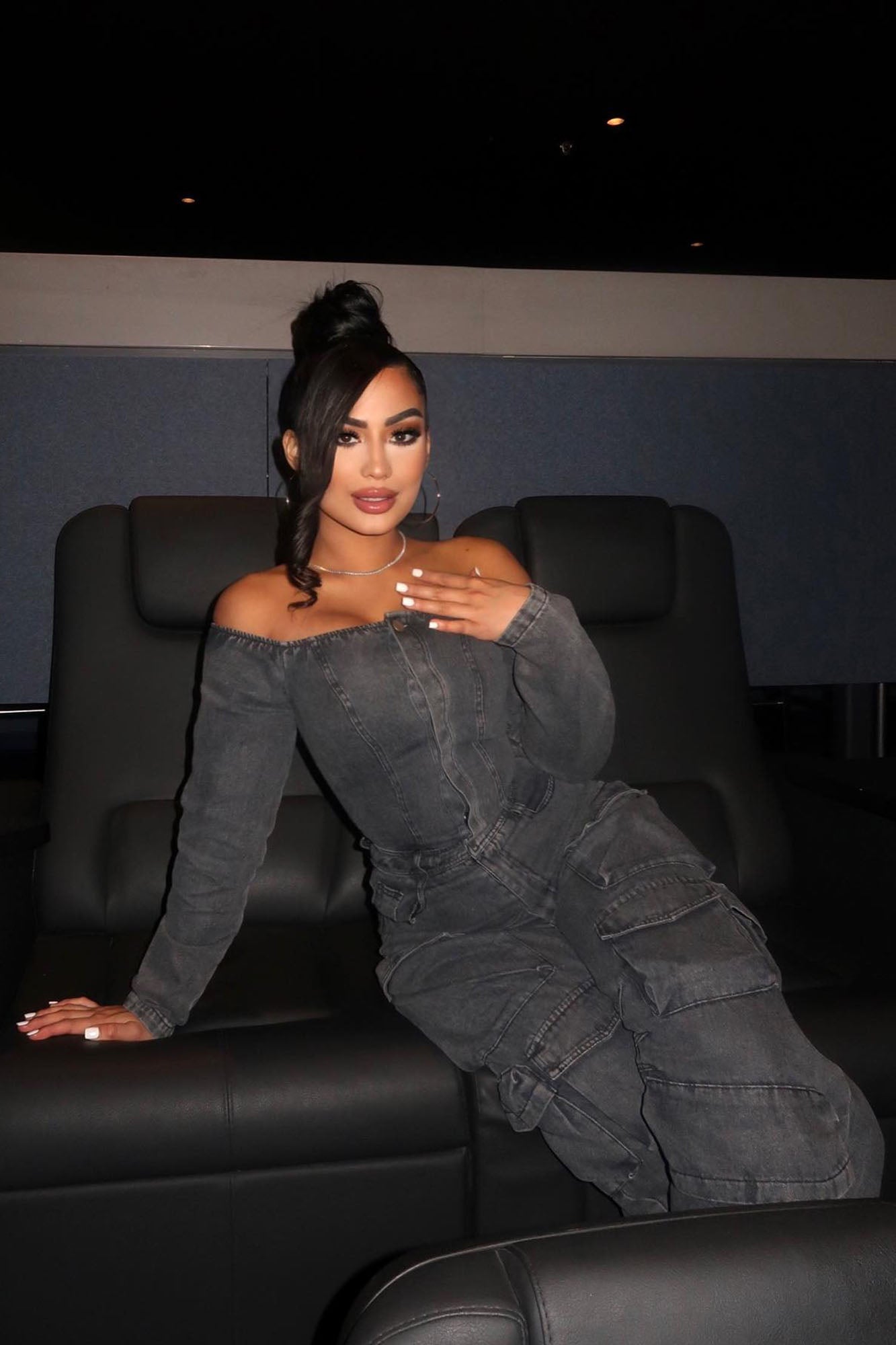 Feels Like This Denim Jumpsuit - Black Wash