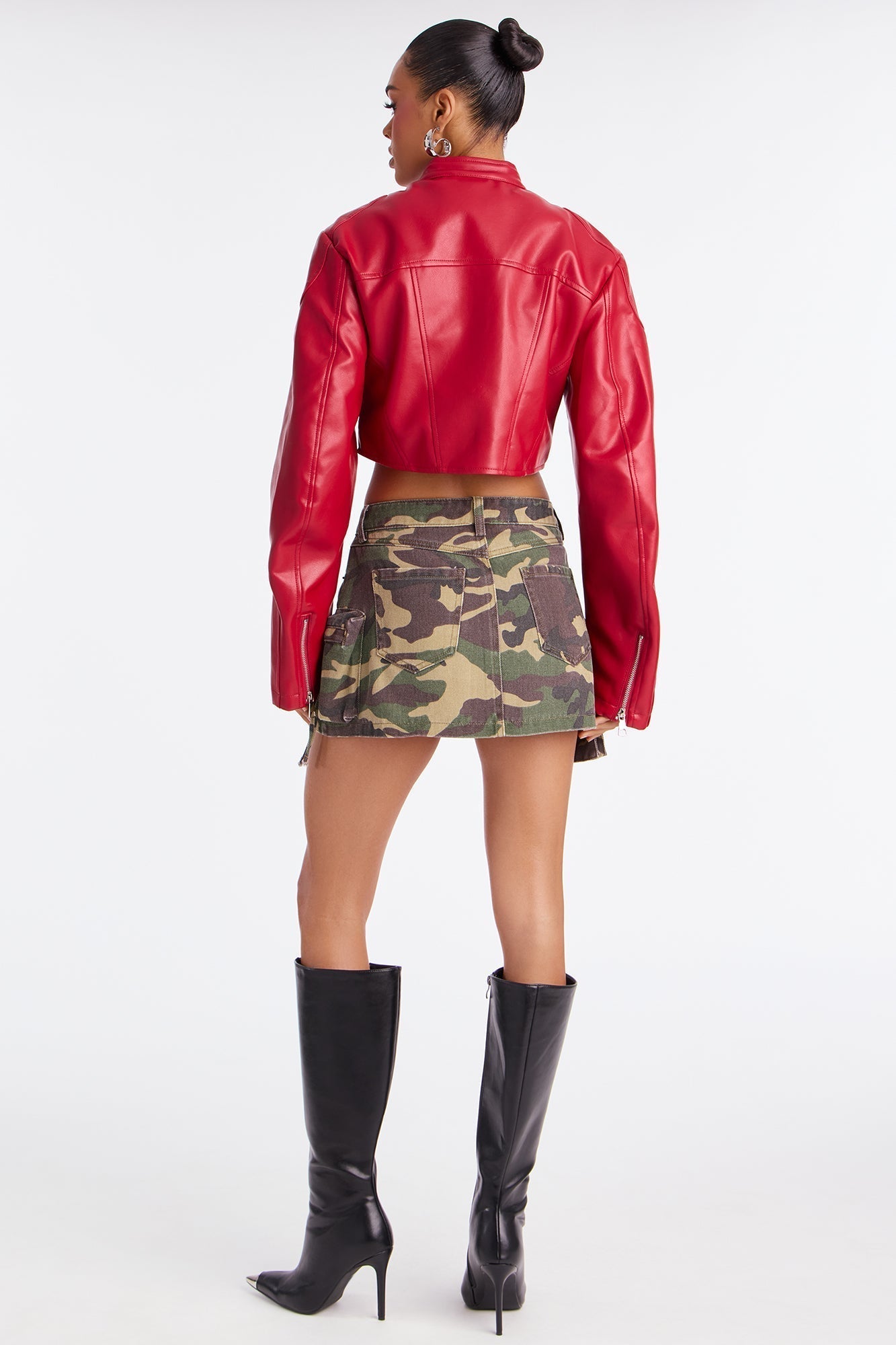 Smoke And Mirrors Cargo Mini Skirt - Camouflage
