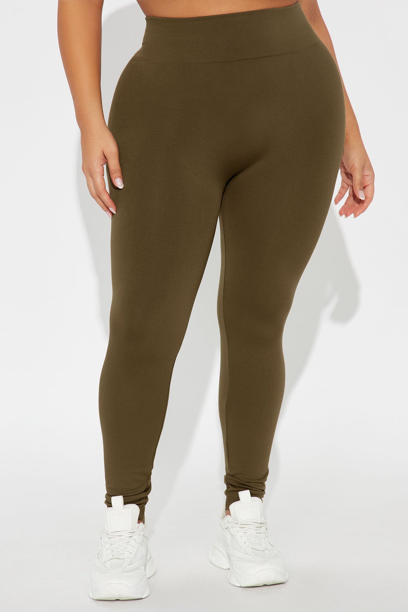 Smooth It Out High Rise Legging - Dark Olive