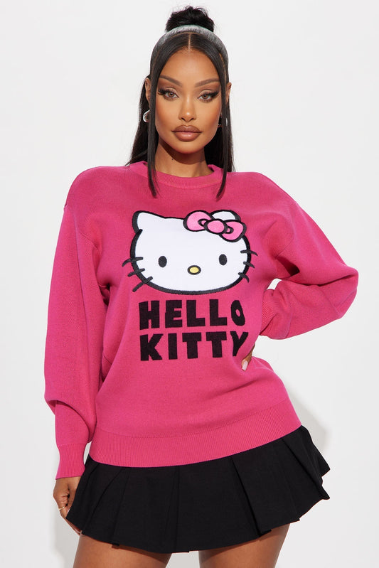 Hello Kitty Sweater - Pink/combo