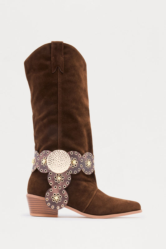 Arches Hardware Boots - Chocolate