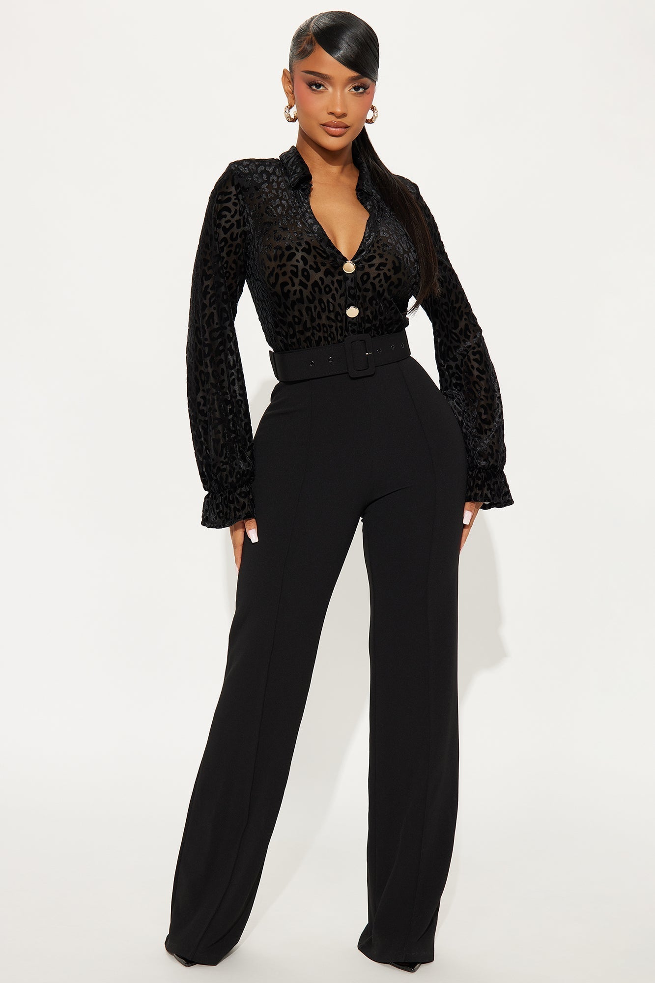 Dressed For Success Jumpsuit - Black