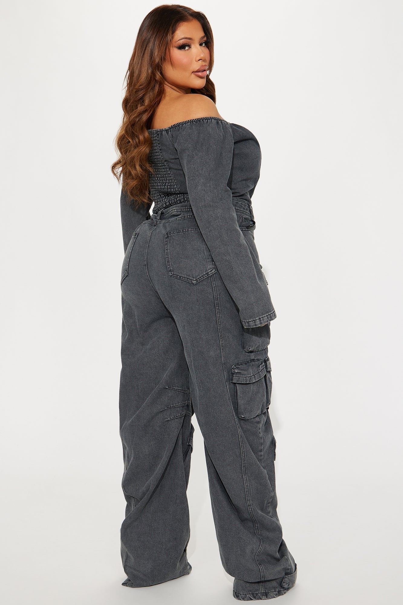 Feels Like This Denim Jumpsuit - Black Wash
