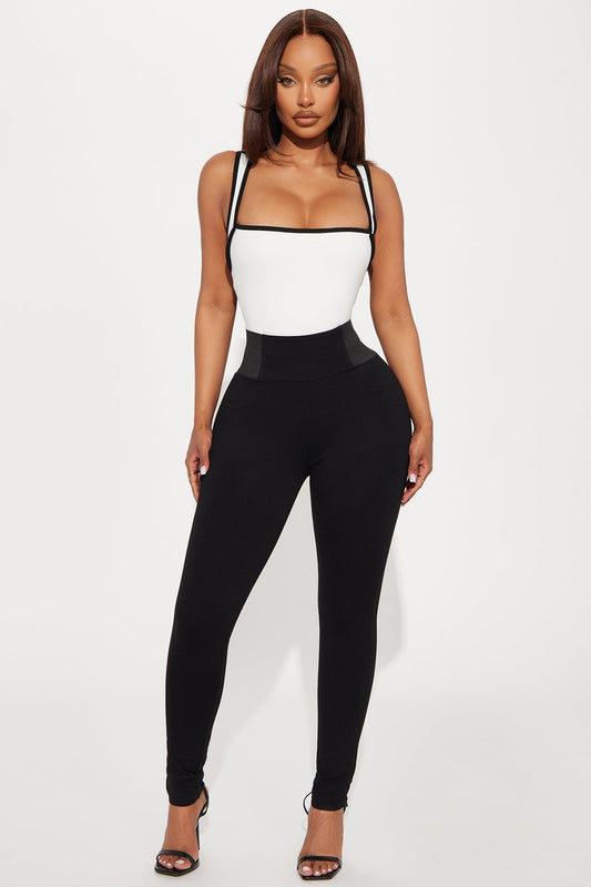 Gemma Ponte Leggings - Black