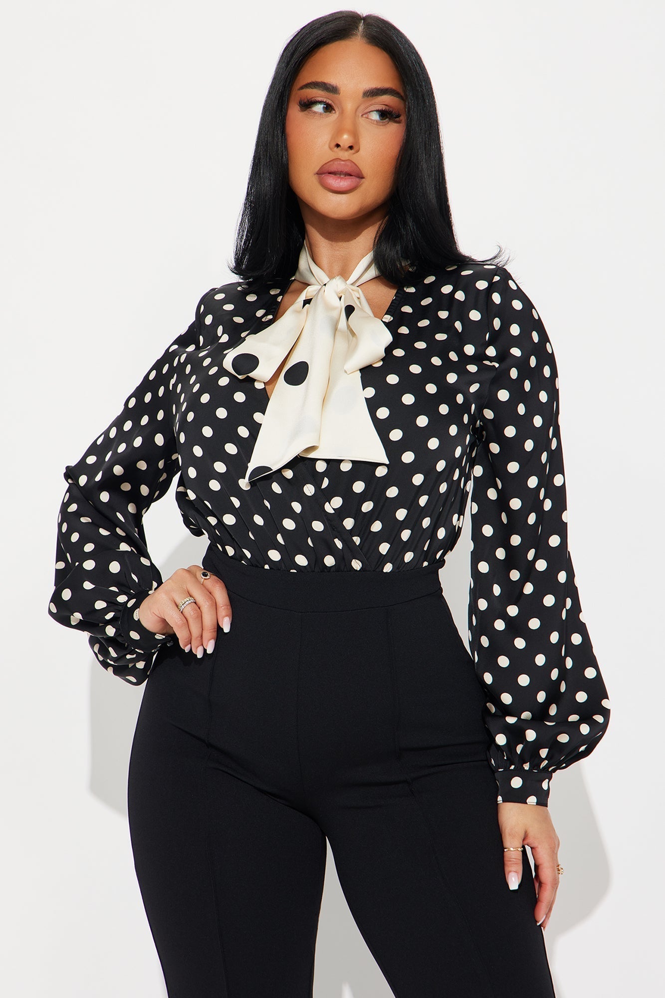 Etiquette Queen Jumpsuit - Black/White