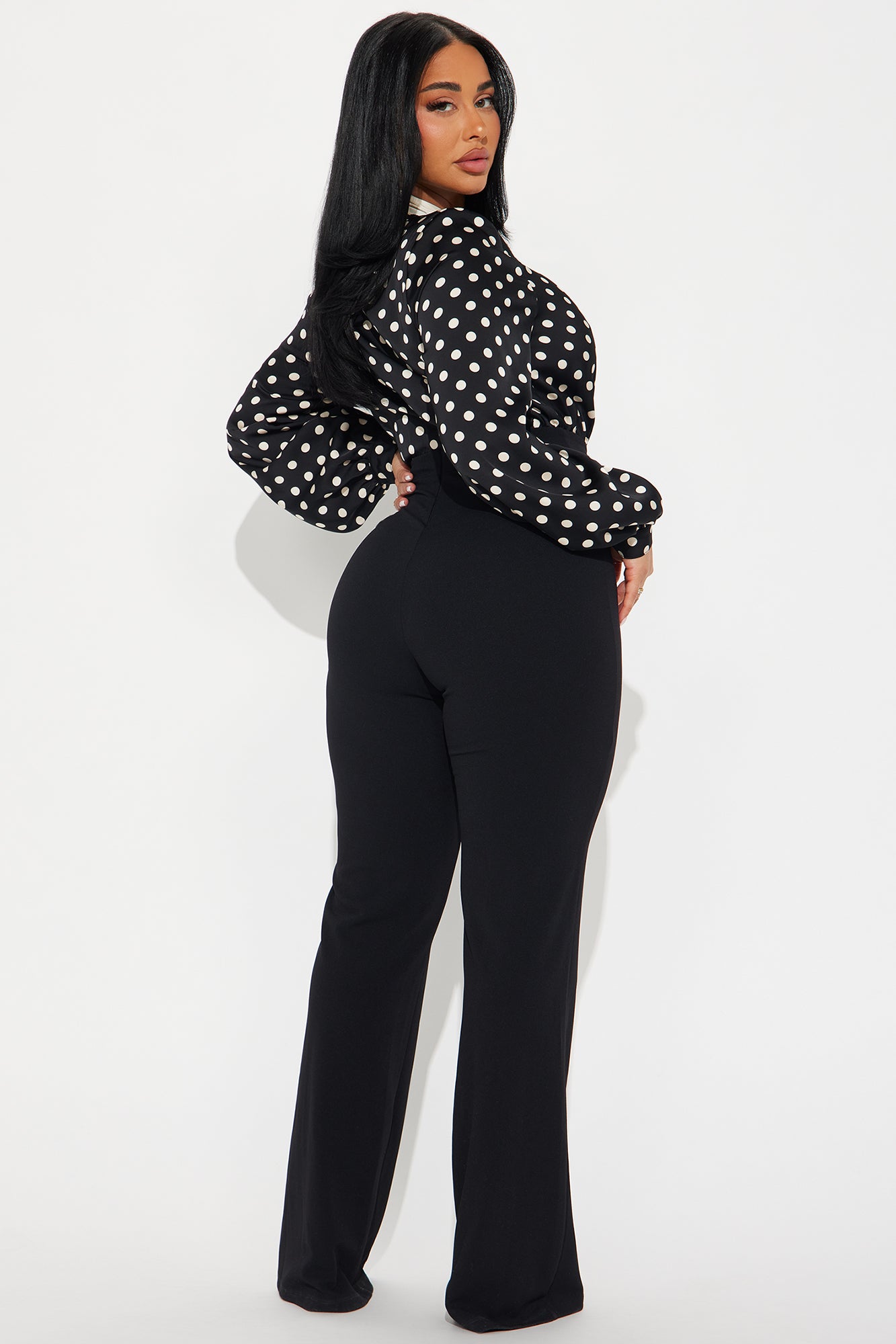 Etiquette Queen Jumpsuit - Black/White