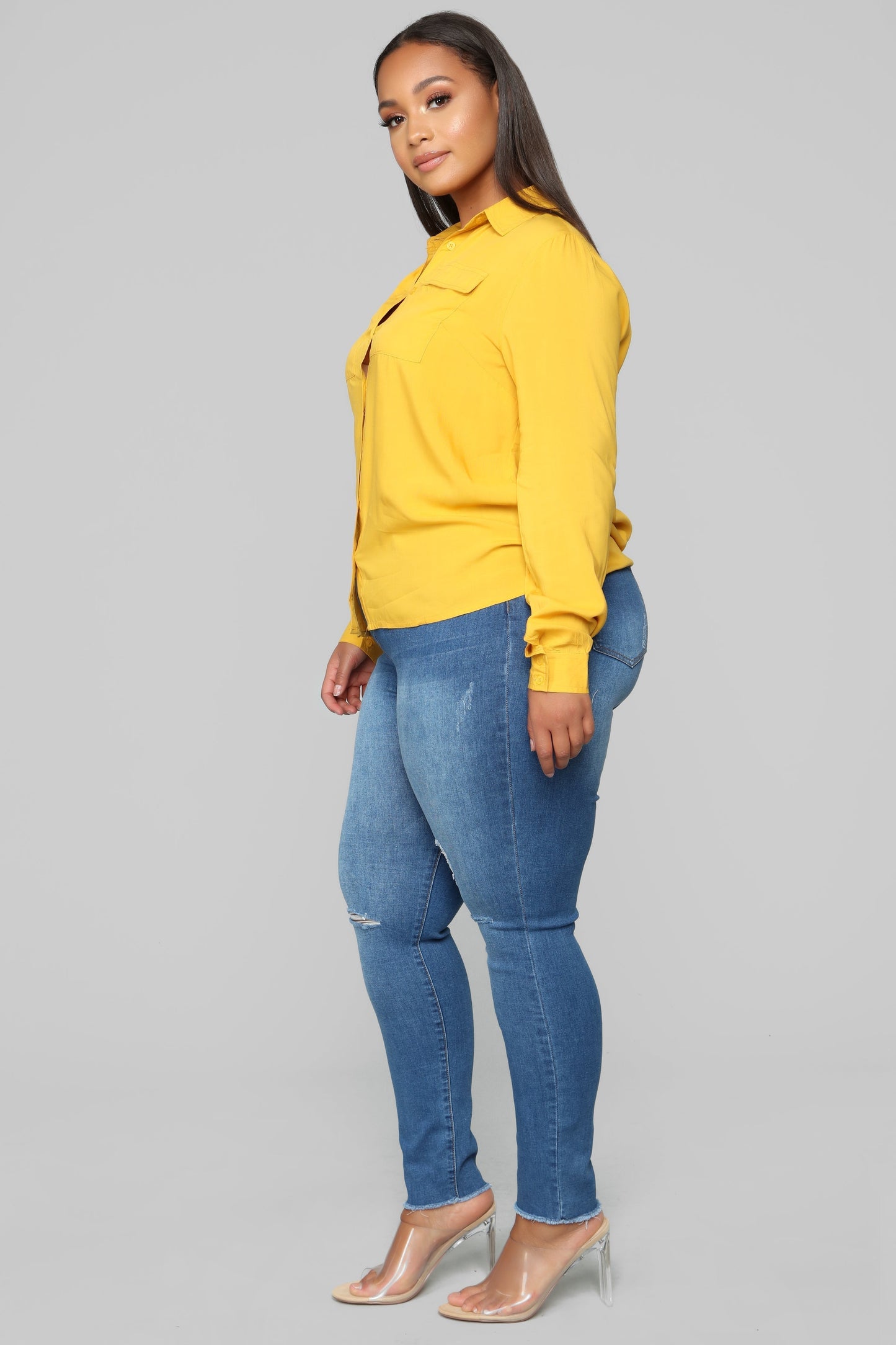 You Better Work Shirt II - Mustard