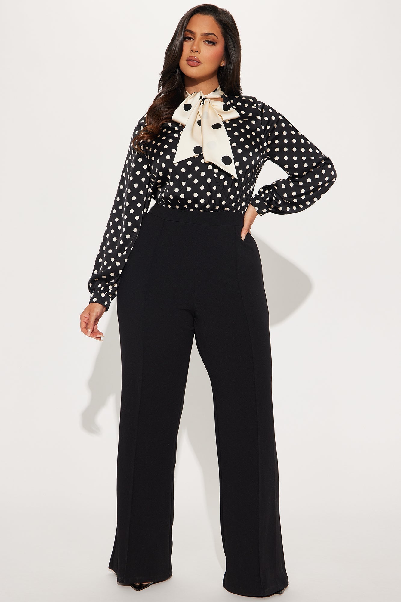 Etiquette Queen Jumpsuit - Black/White