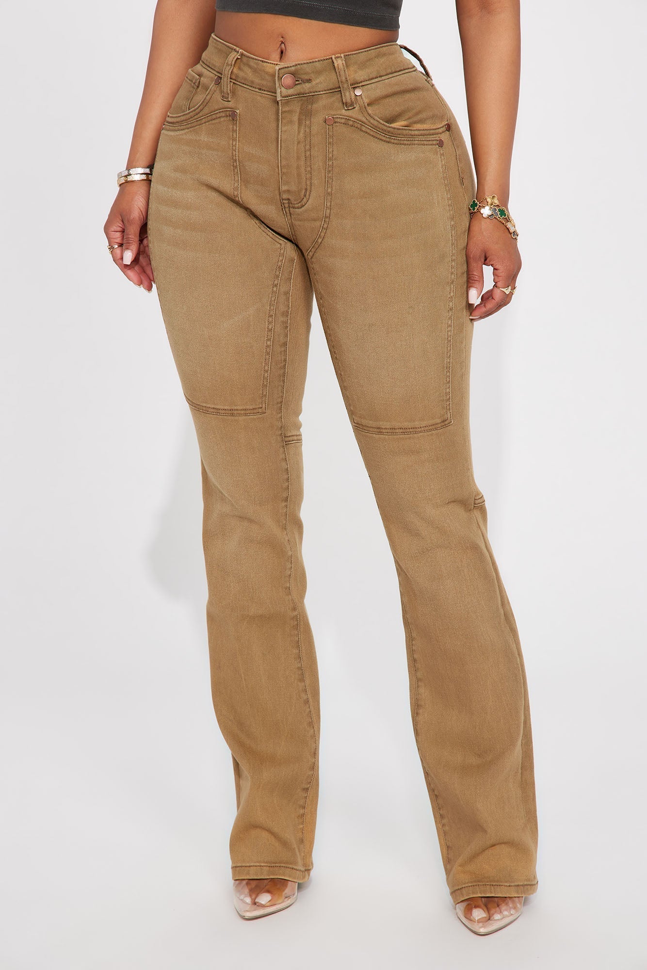 Headed West Straight Leg Pant - Chocolate