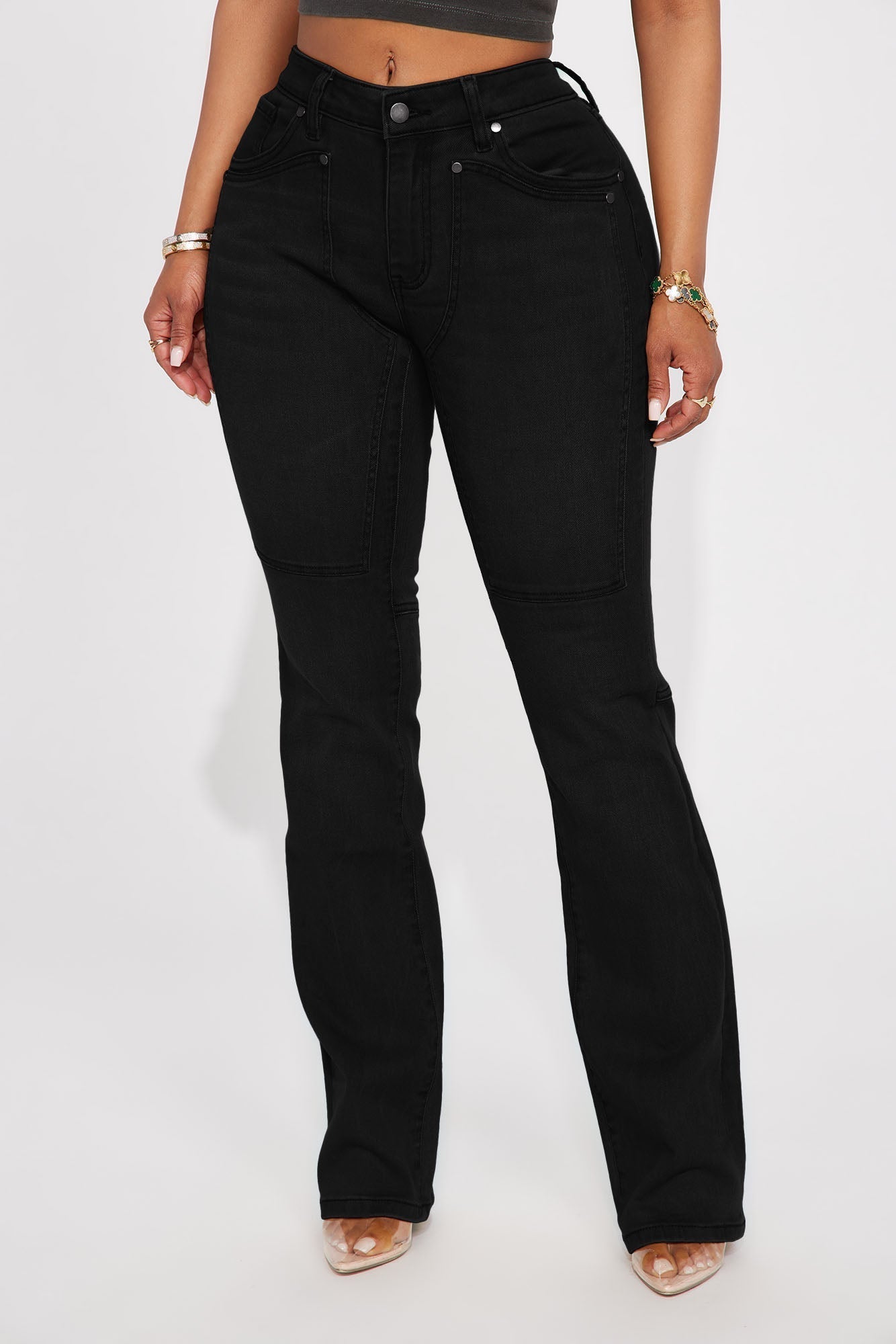 Headed West Straight Leg Pant - Black