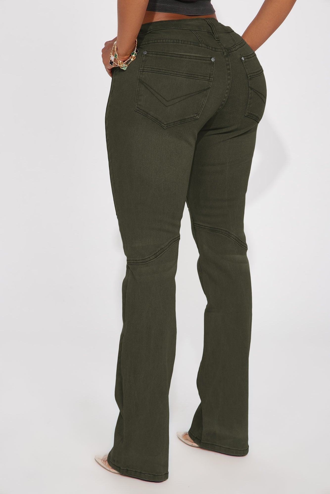 Headed West Straight Leg Pant - Dark Olive