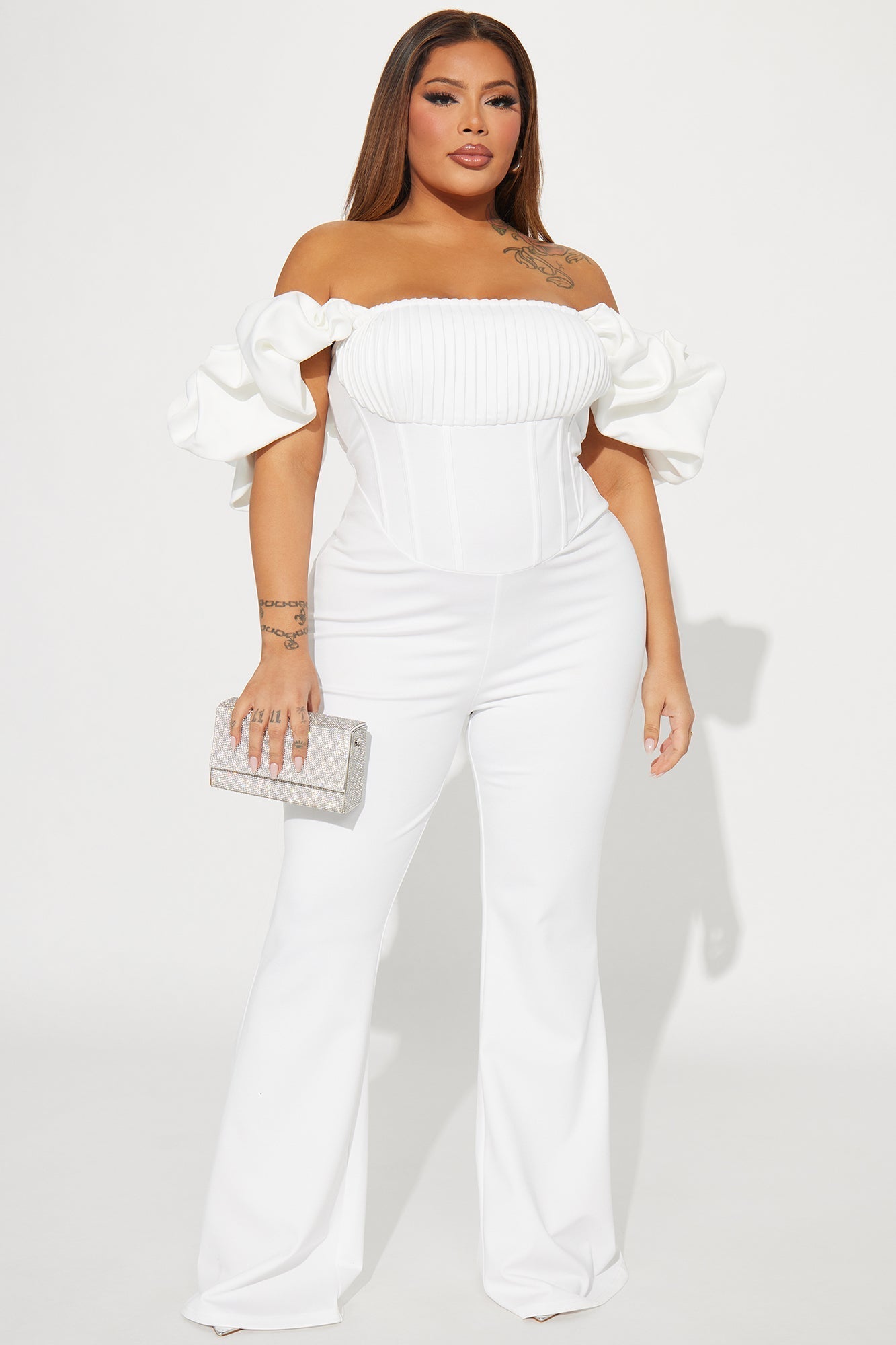 Dreaming In Ruffles Jumpsuit - White