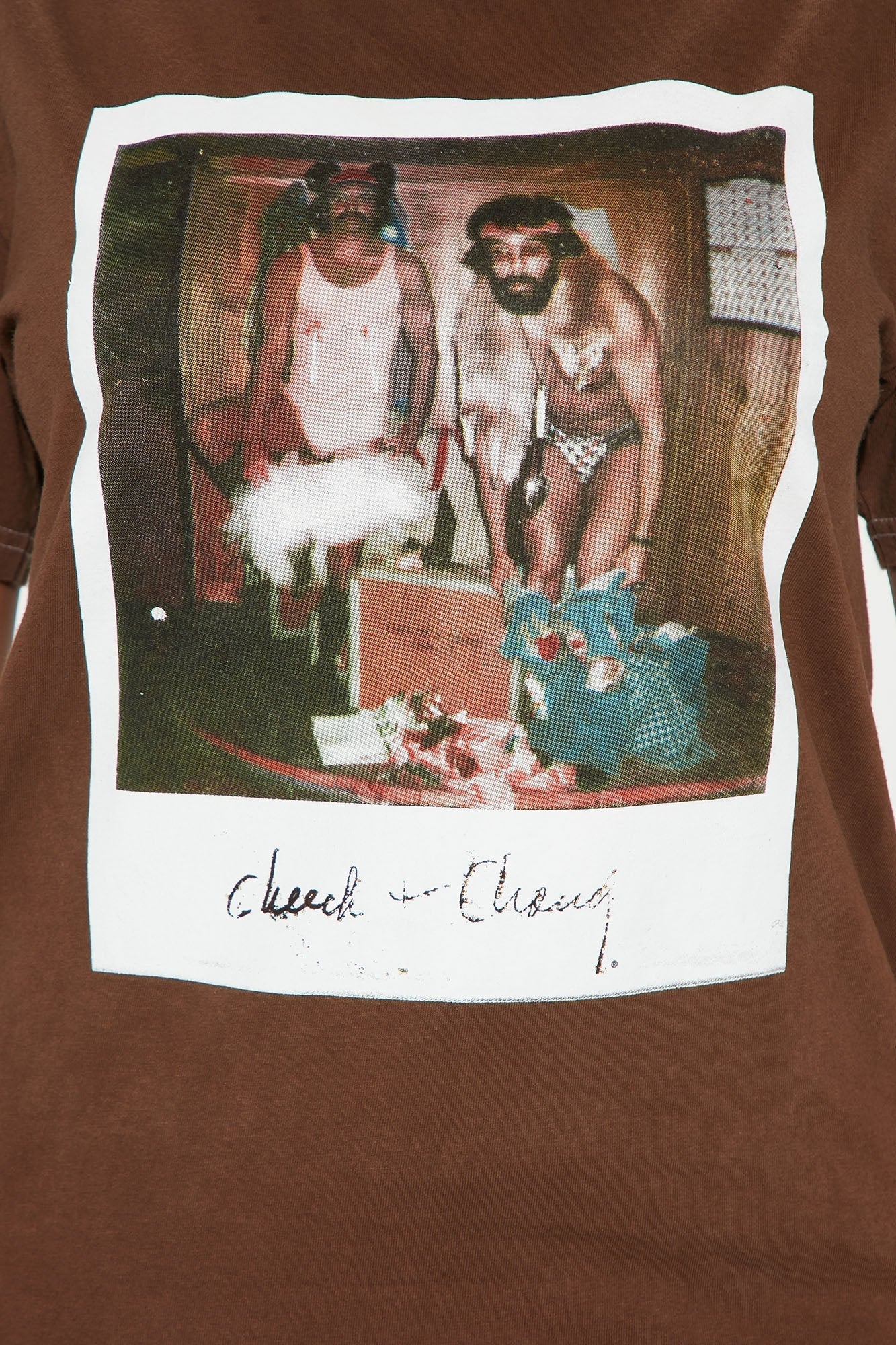 Cheech & Chong Washed T-Shirt - Brown