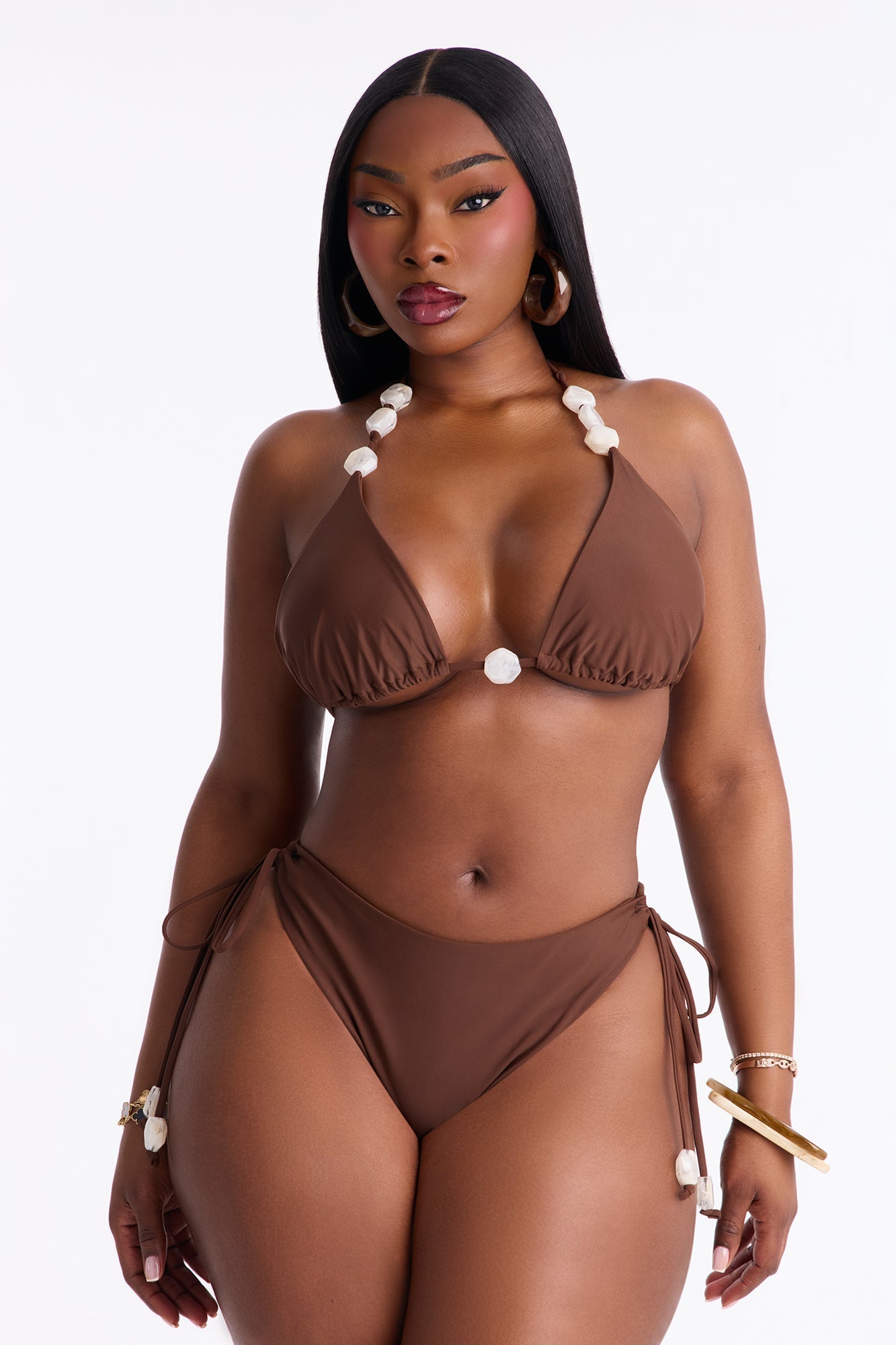 Nara Stones 2 Piece Bikini - Chocolate