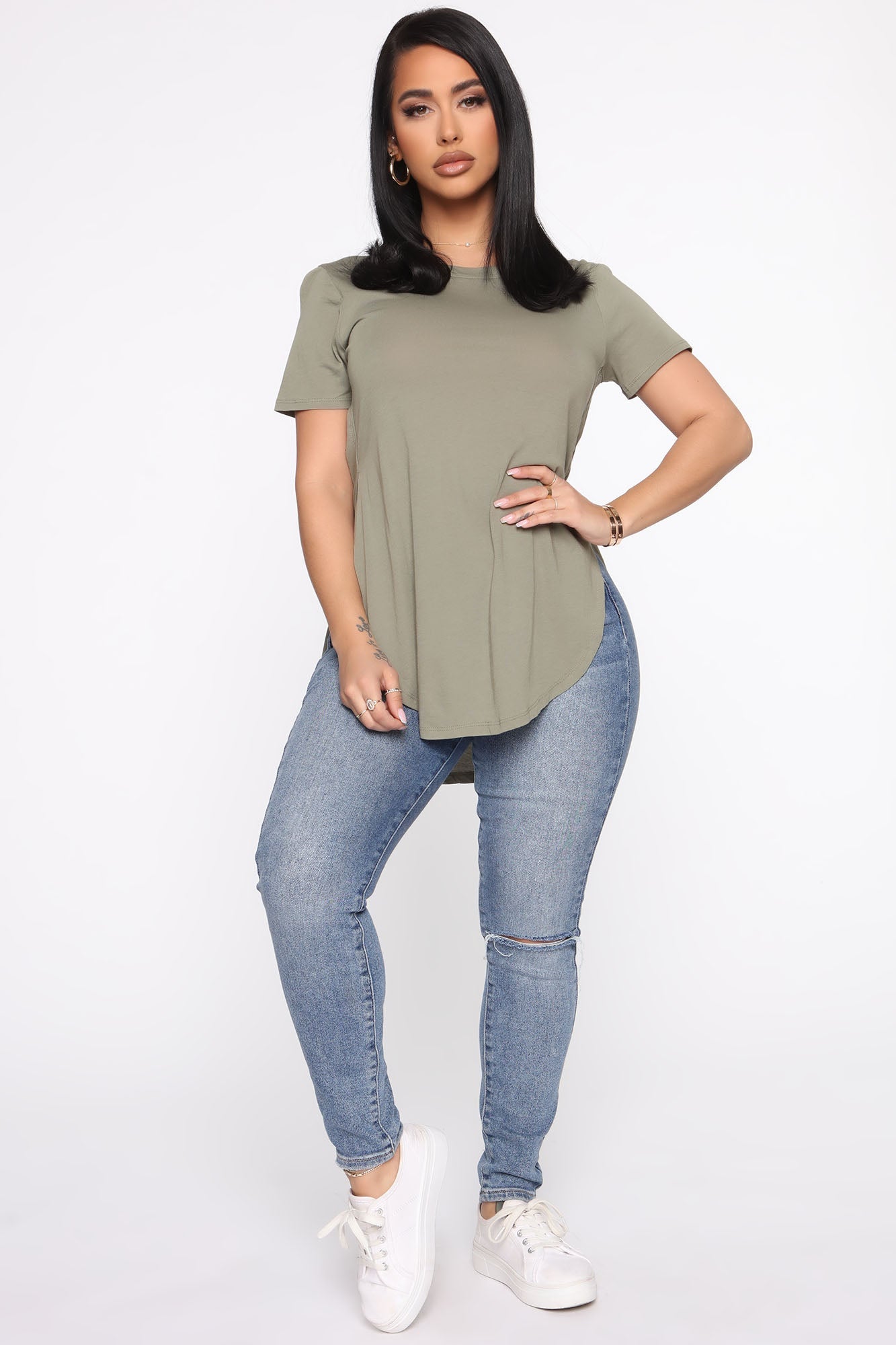 Laid Back Tee - Olive