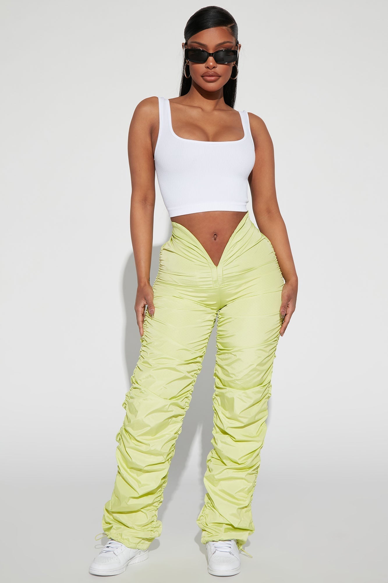 Yelisa Seamless Crop Top - White