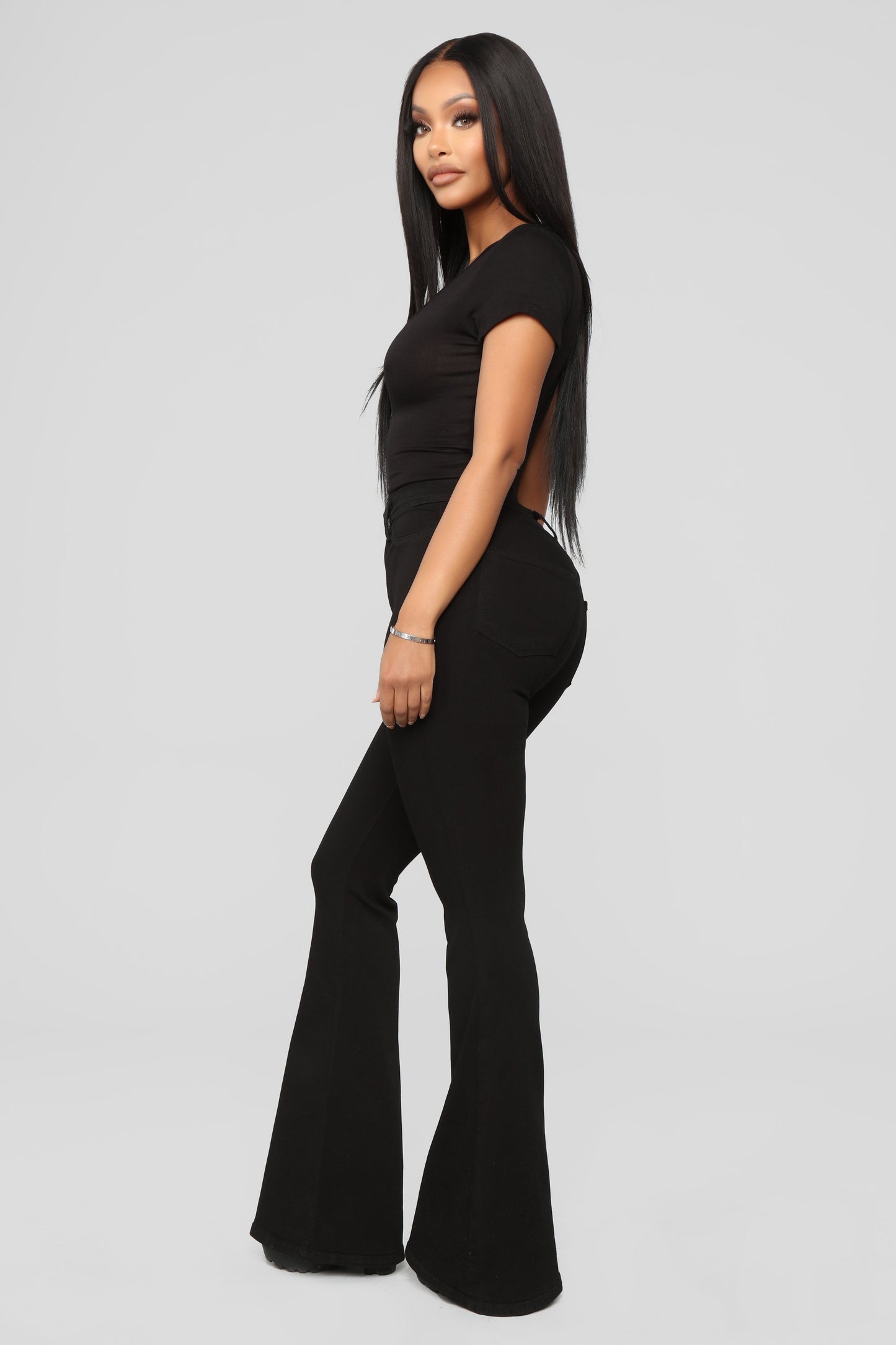Deep In My Soul Flare Jeans - Black