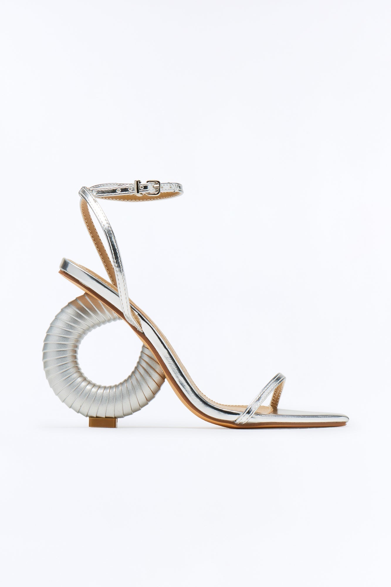 All About It Heeled Sandals - Silver