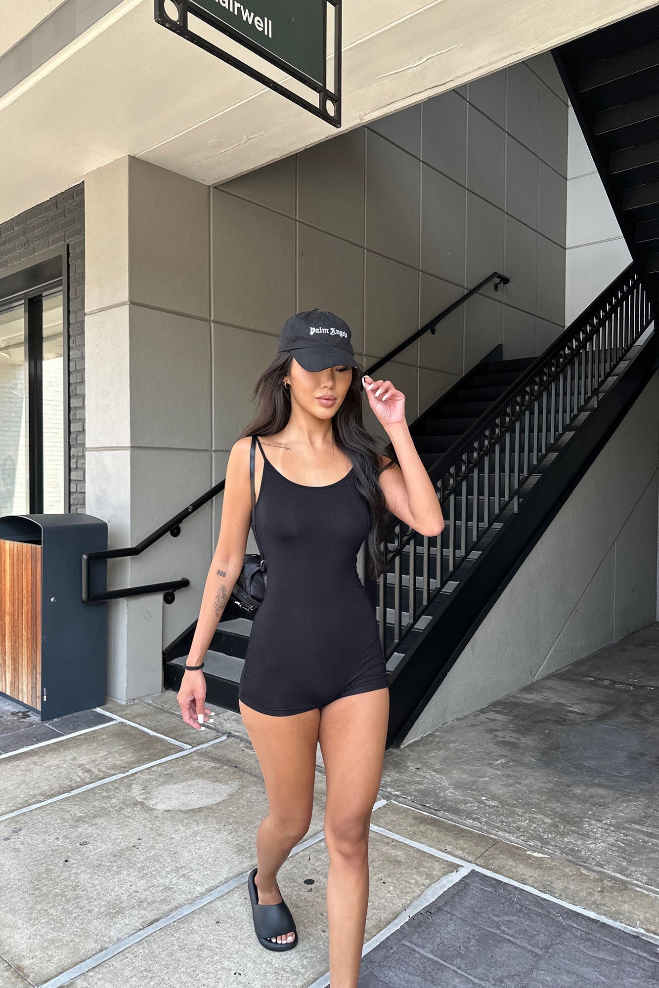 Nova Season Shortie Romper - Black