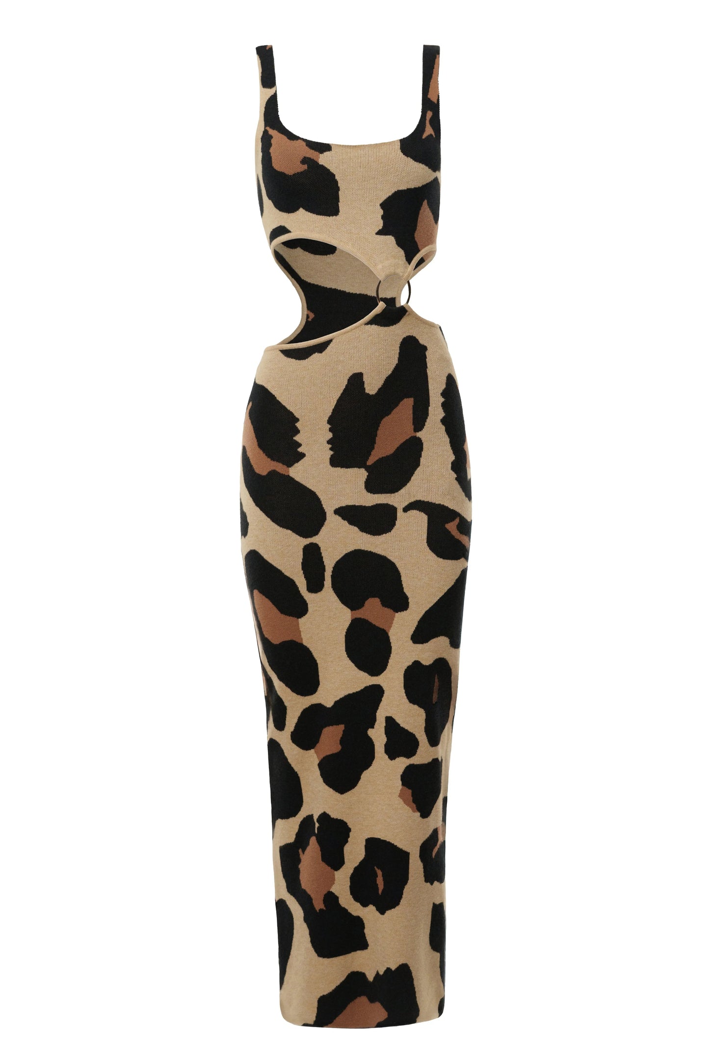 Leopard Zahara Print Maxi Dress